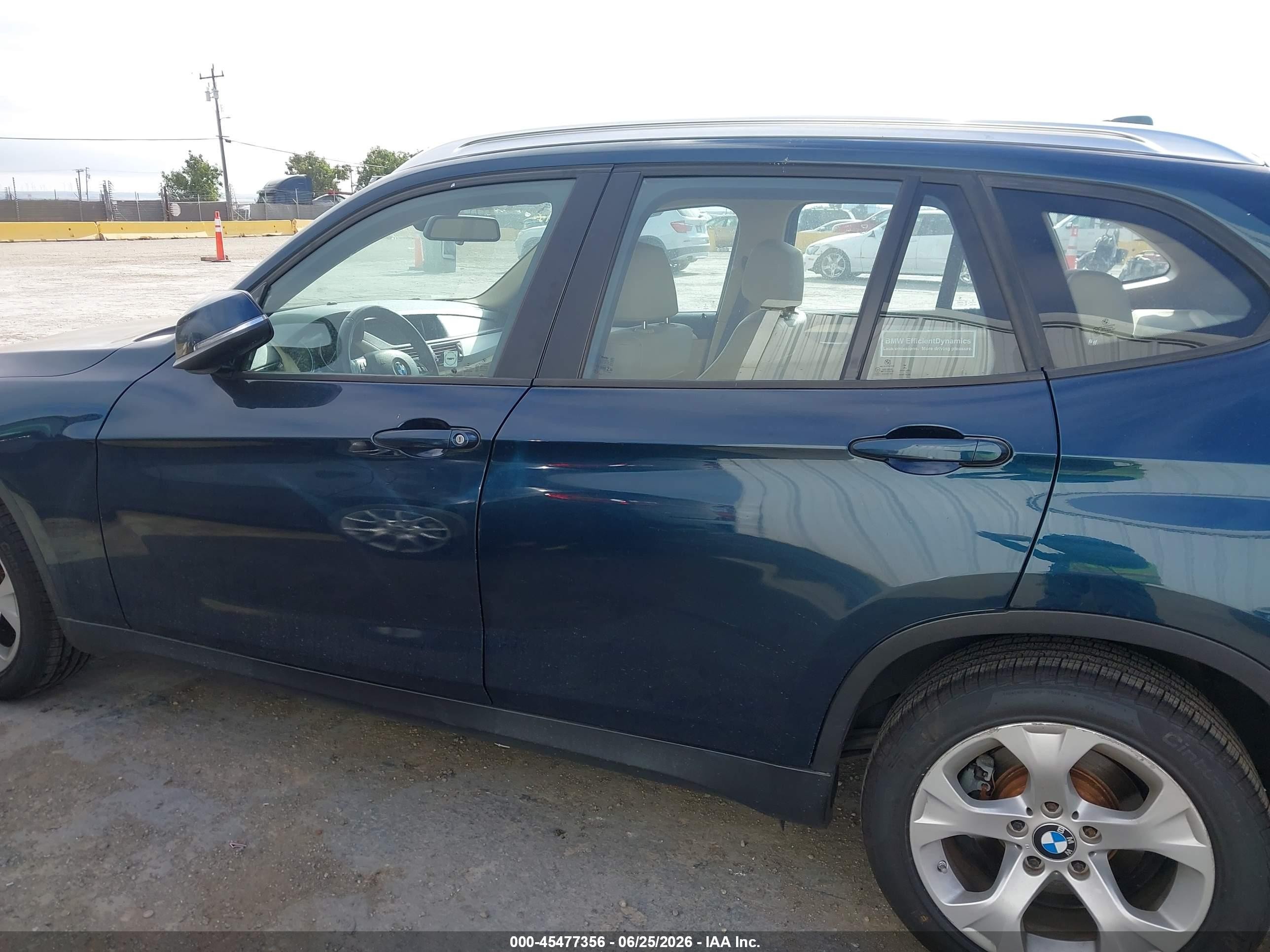 2014 Bmw X1 Sdrive28i Blue vin: WBAVM1C56EVW56251