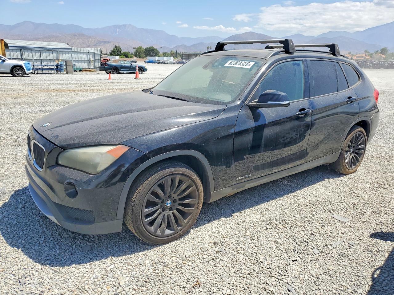 2013 Bmw X1 Sdrive28i Black vin: WBAVM1C57DVW46309