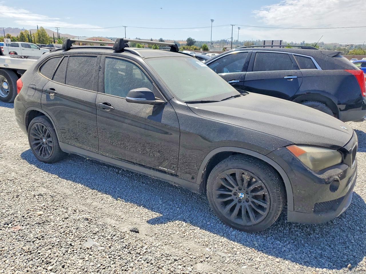 2013 Bmw X1 Sdrive28i Black vin: WBAVM1C57DVW46309