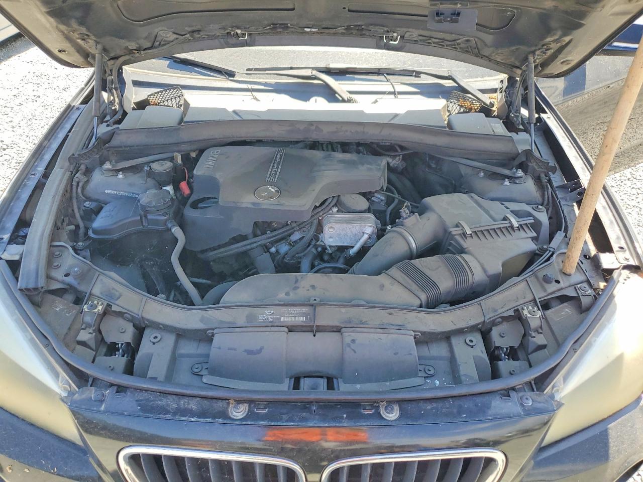 2013 Bmw X1 Sdrive28i Black vin: WBAVM1C57DVW46309