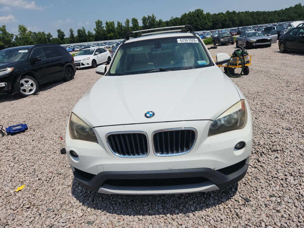 2013 Bmw X1 Sdrive28i White vin: WBAVM1C57DVW46486