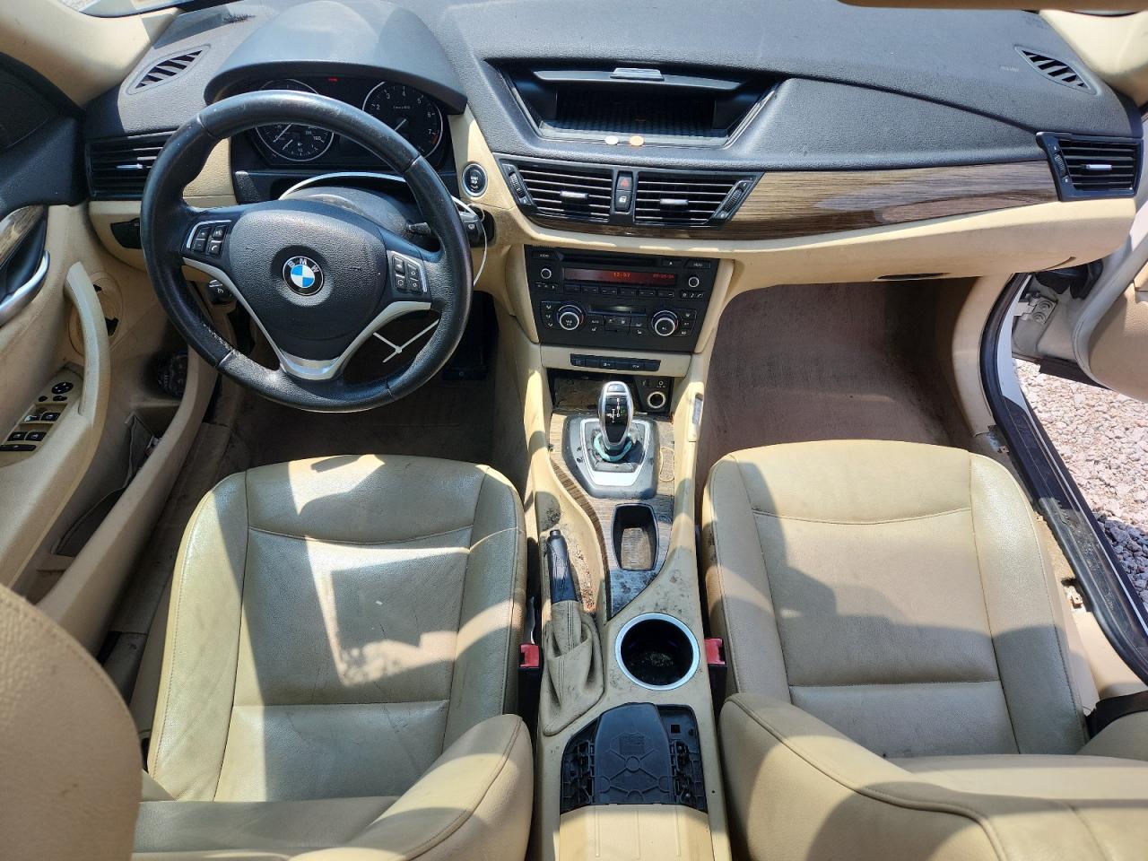 2013 Bmw X1 Sdrive28i White vin: WBAVM1C57DVW46486