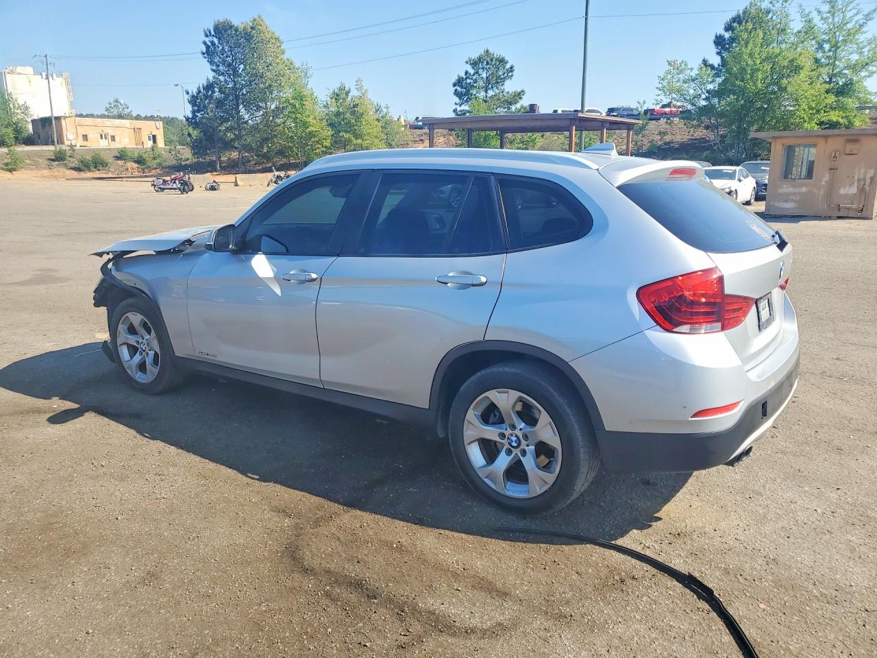 2014 Bmw X1 Sdrive28i Silver vin: WBAVM1C57EVW52967
