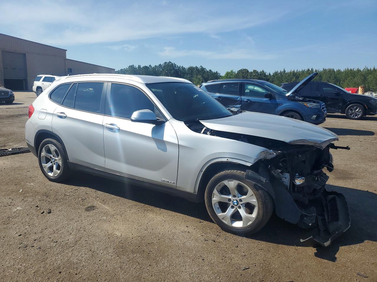 2014 Bmw X1 Sdrive28i Silver vin: WBAVM1C57EVW52967