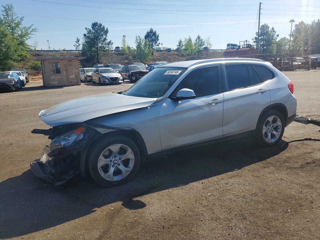 2014 Bmw X1 Sdrive28i Silver vin: WBAVM1C57EVW52967