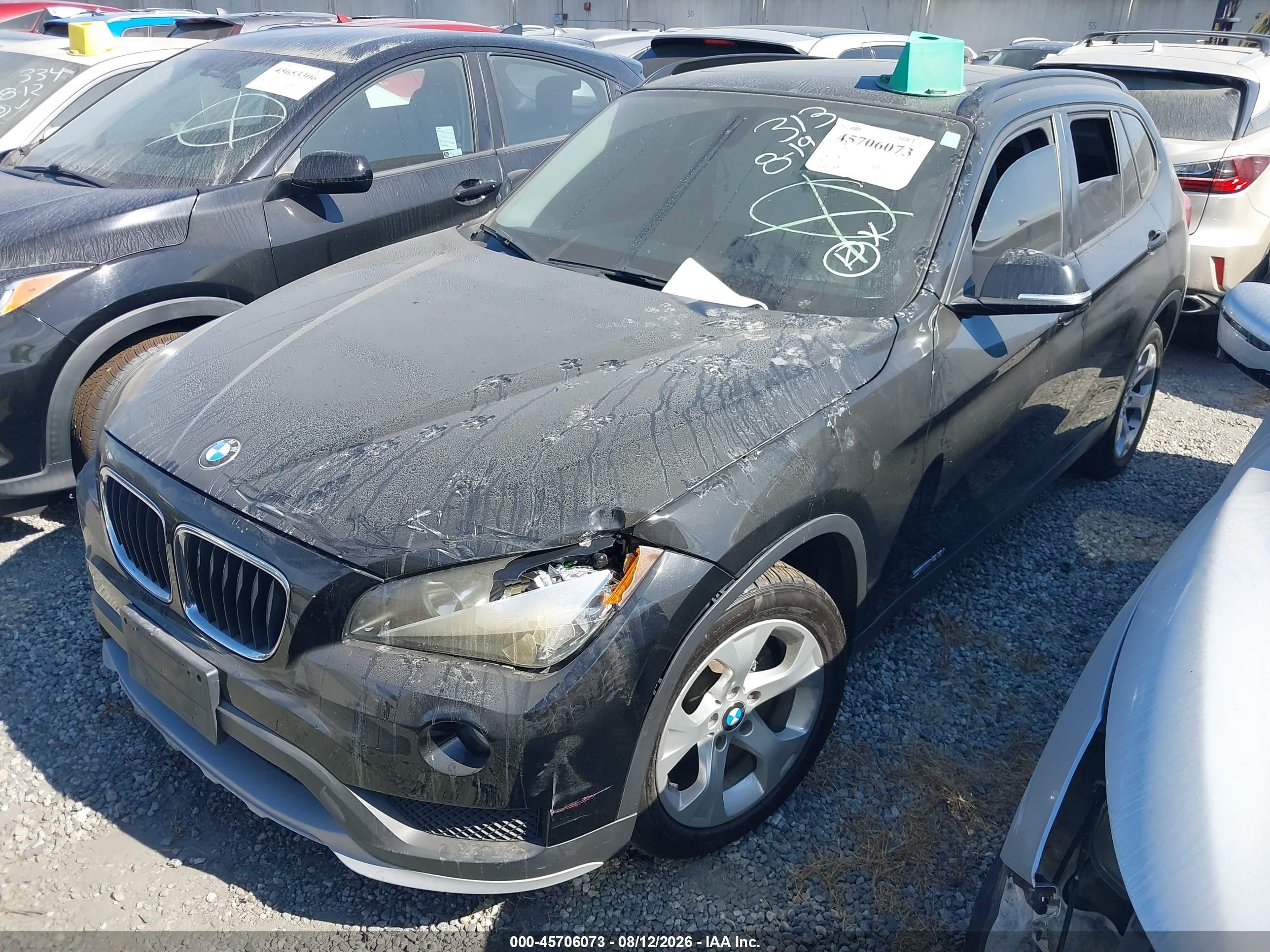 2015 Bmw X1 Sdrive28i Gray vin: WBAVM1C57FV314521