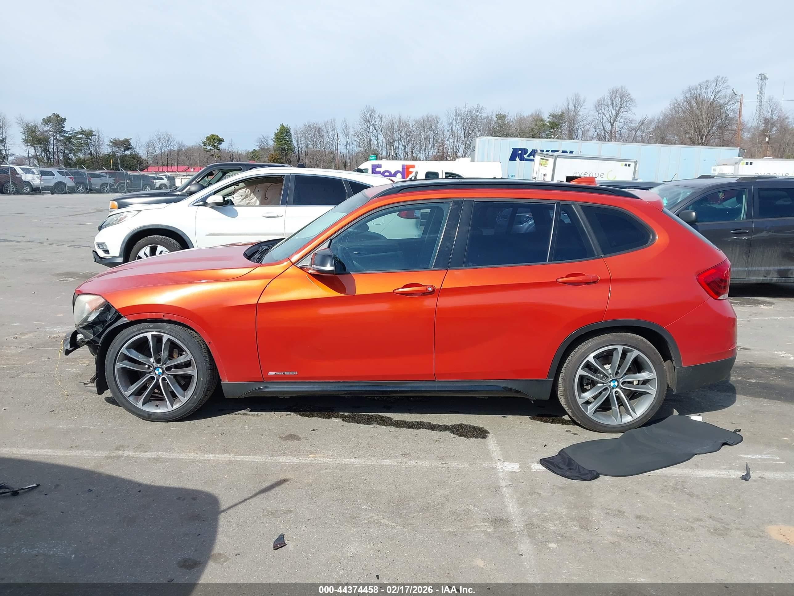 2015 Bmw X1 Sdrive28i Orange vin: WBAVM1C57FV314700
