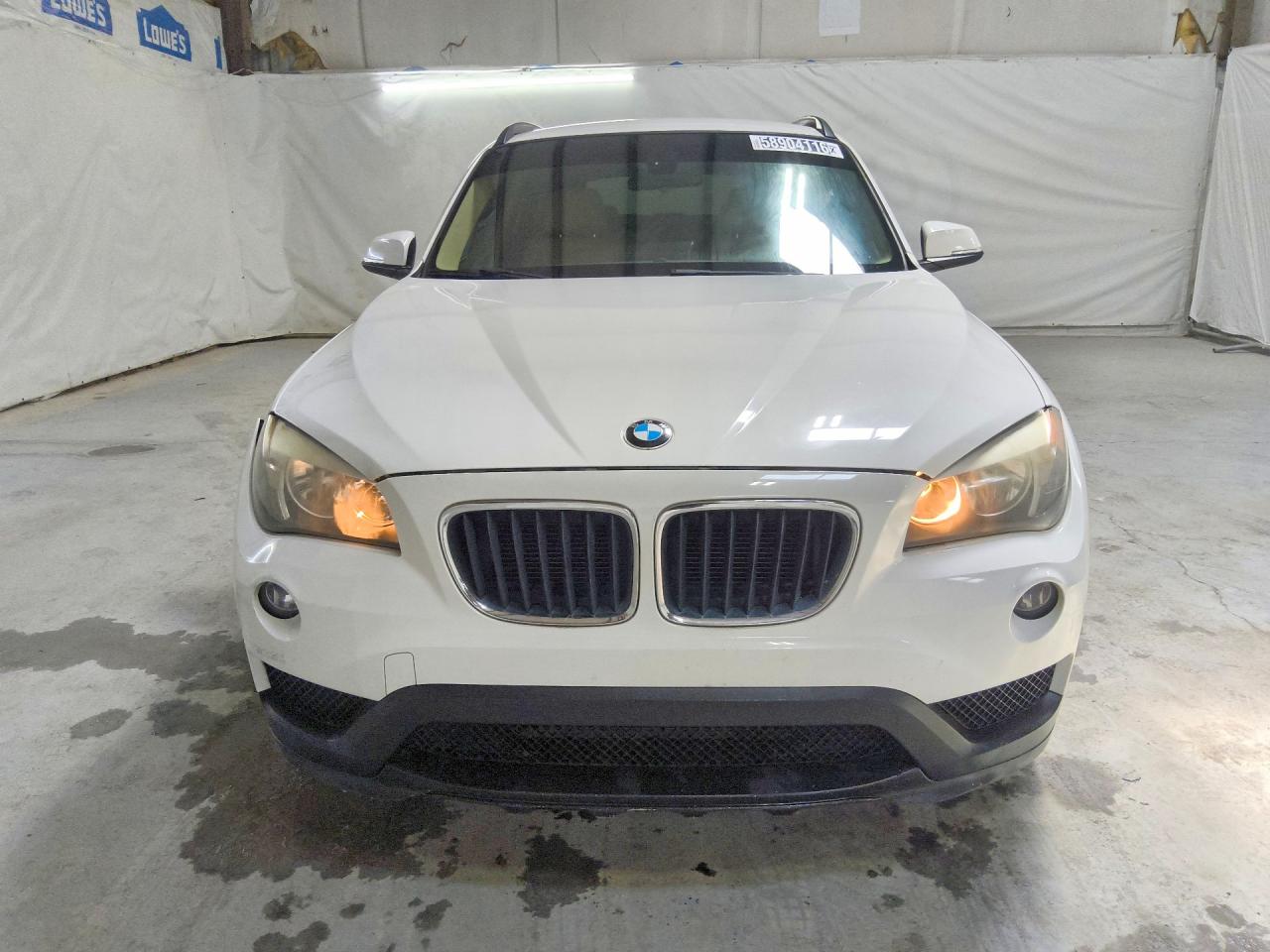 2015 Bmw X1 Sdrive28i White vin: WBAVM1C57FV318150