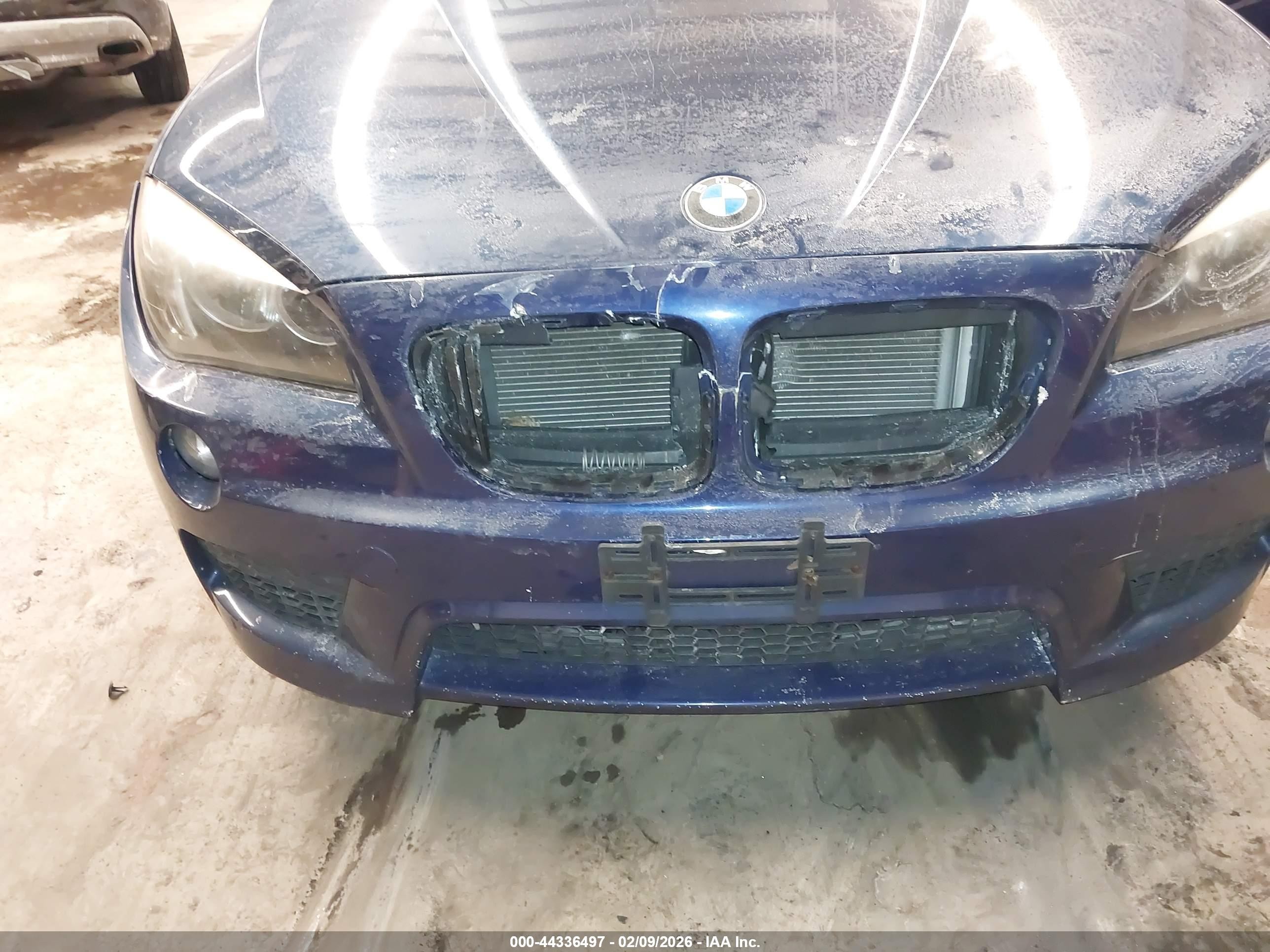 2013 Bmw X1 Sdrive28i Blue vin: WBAVM1C58DVW42298