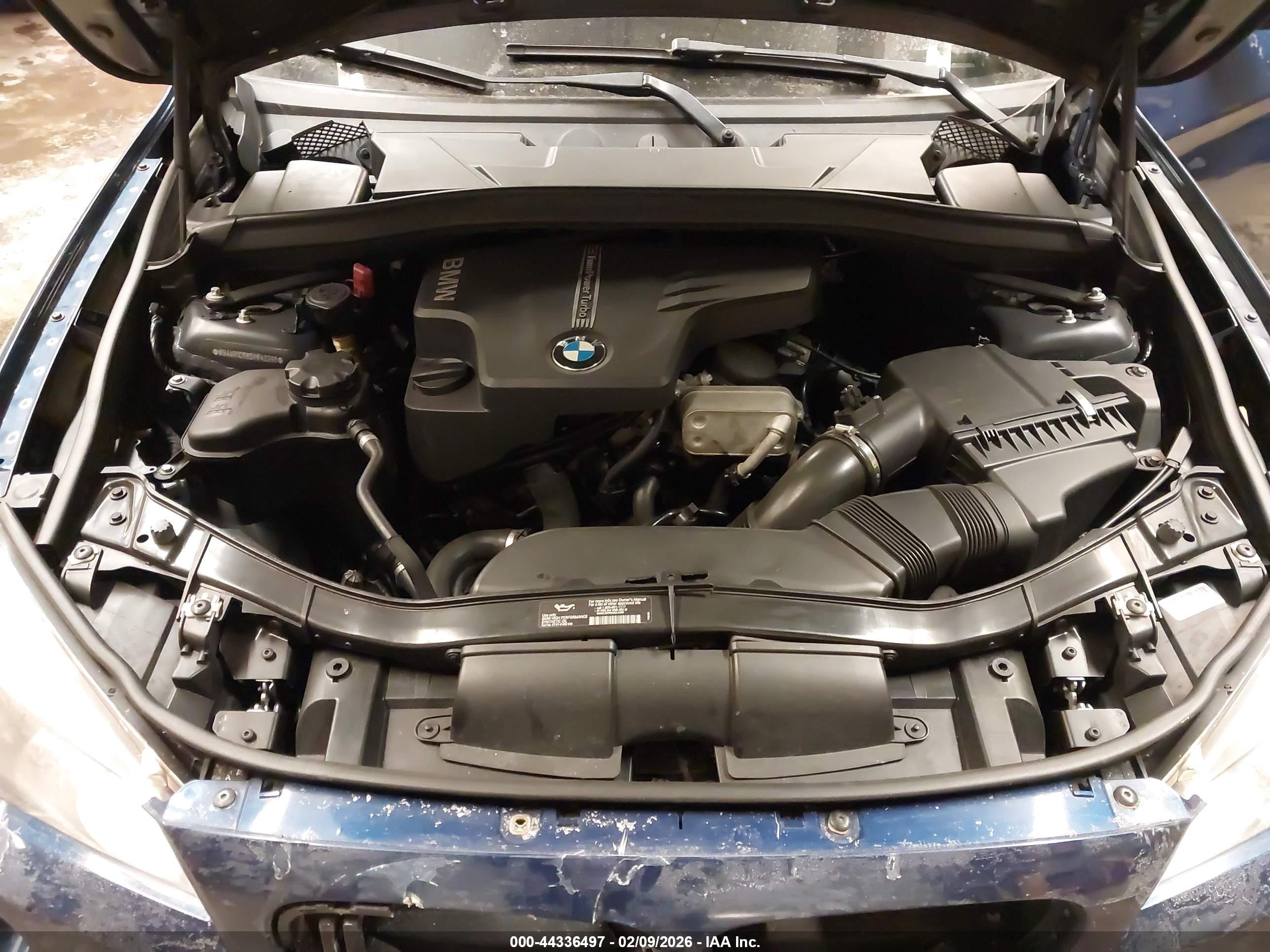 2013 Bmw X1 Sdrive28i Blue vin: WBAVM1C58DVW42298