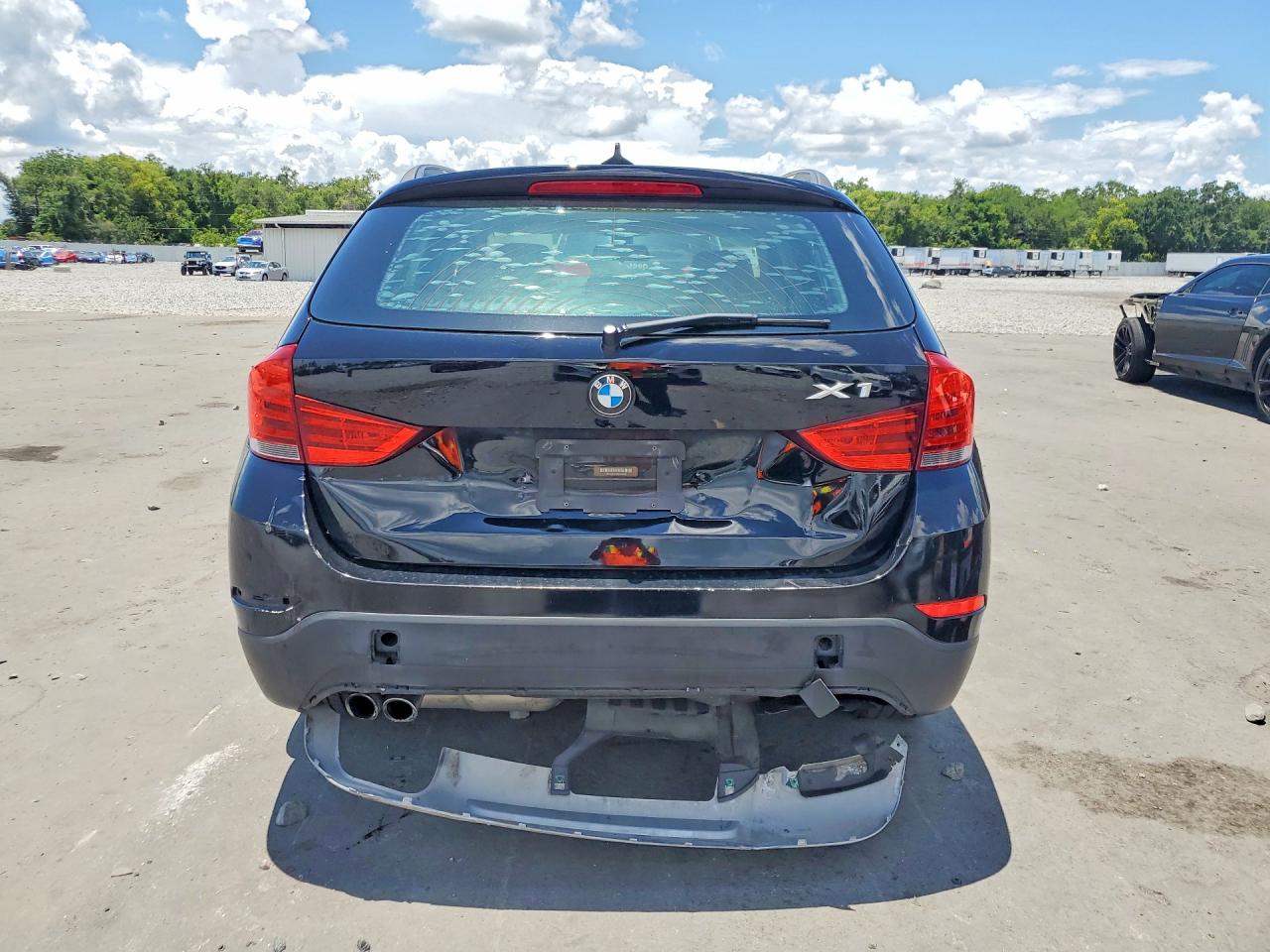 2013 Bmw X1 Sdrive28i Black vin: WBAVM1C58DVW42818