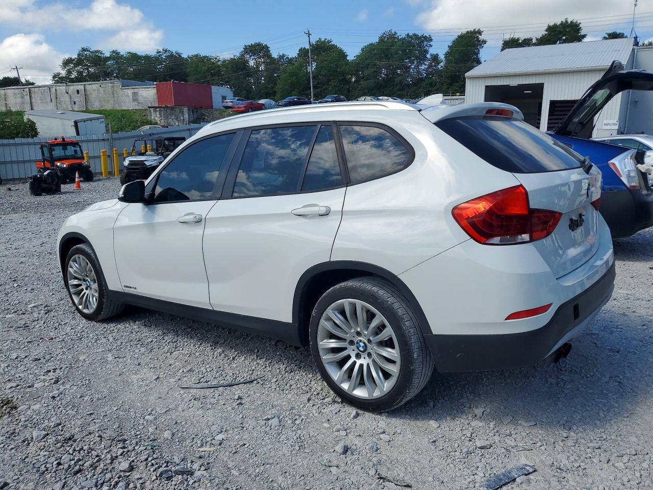 2014 Bmw X1 Sdrive28i White vin: WBAVM1C58EVW48667