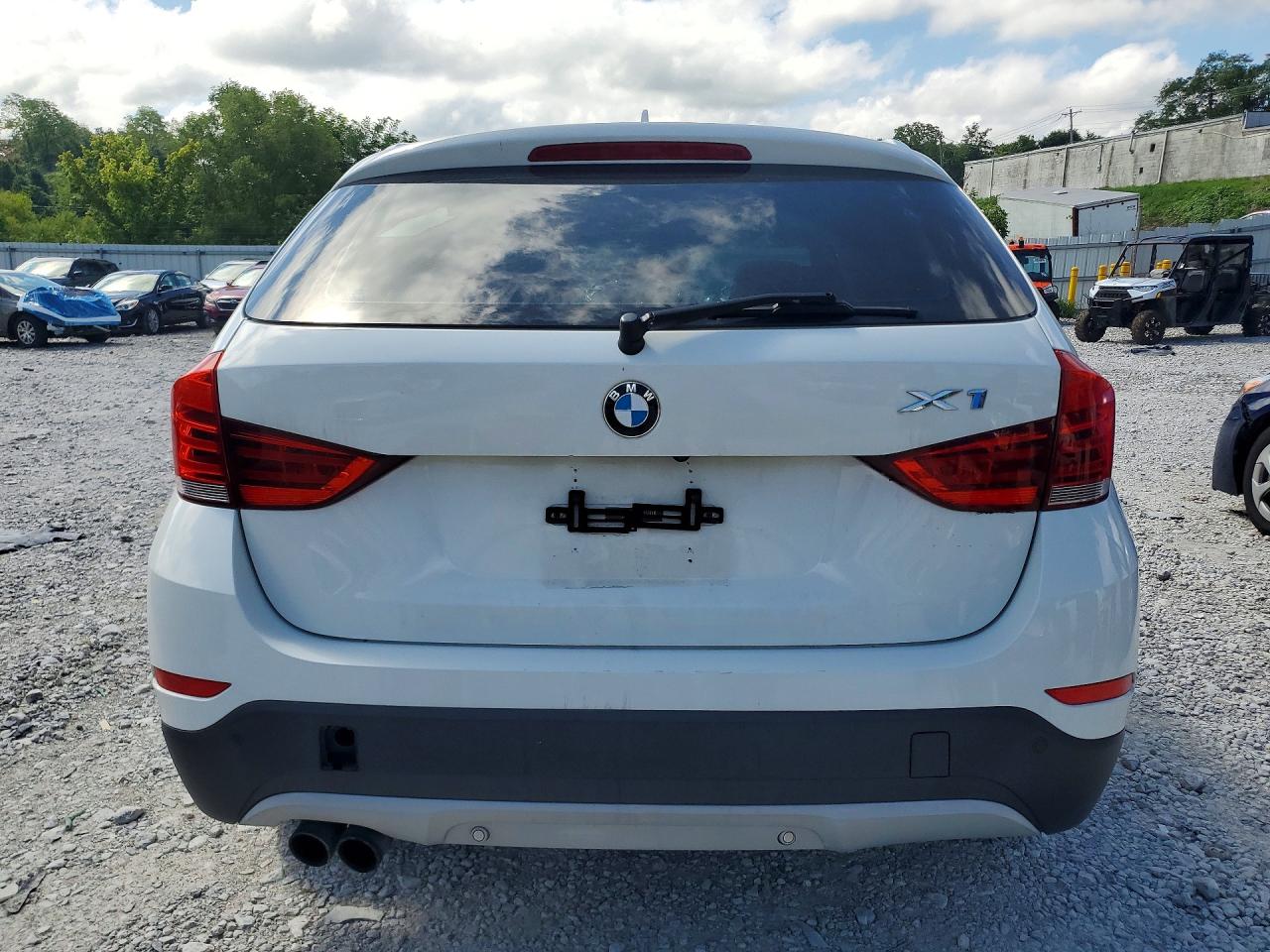 2014 Bmw X1 Sdrive28i White vin: WBAVM1C58EVW48667