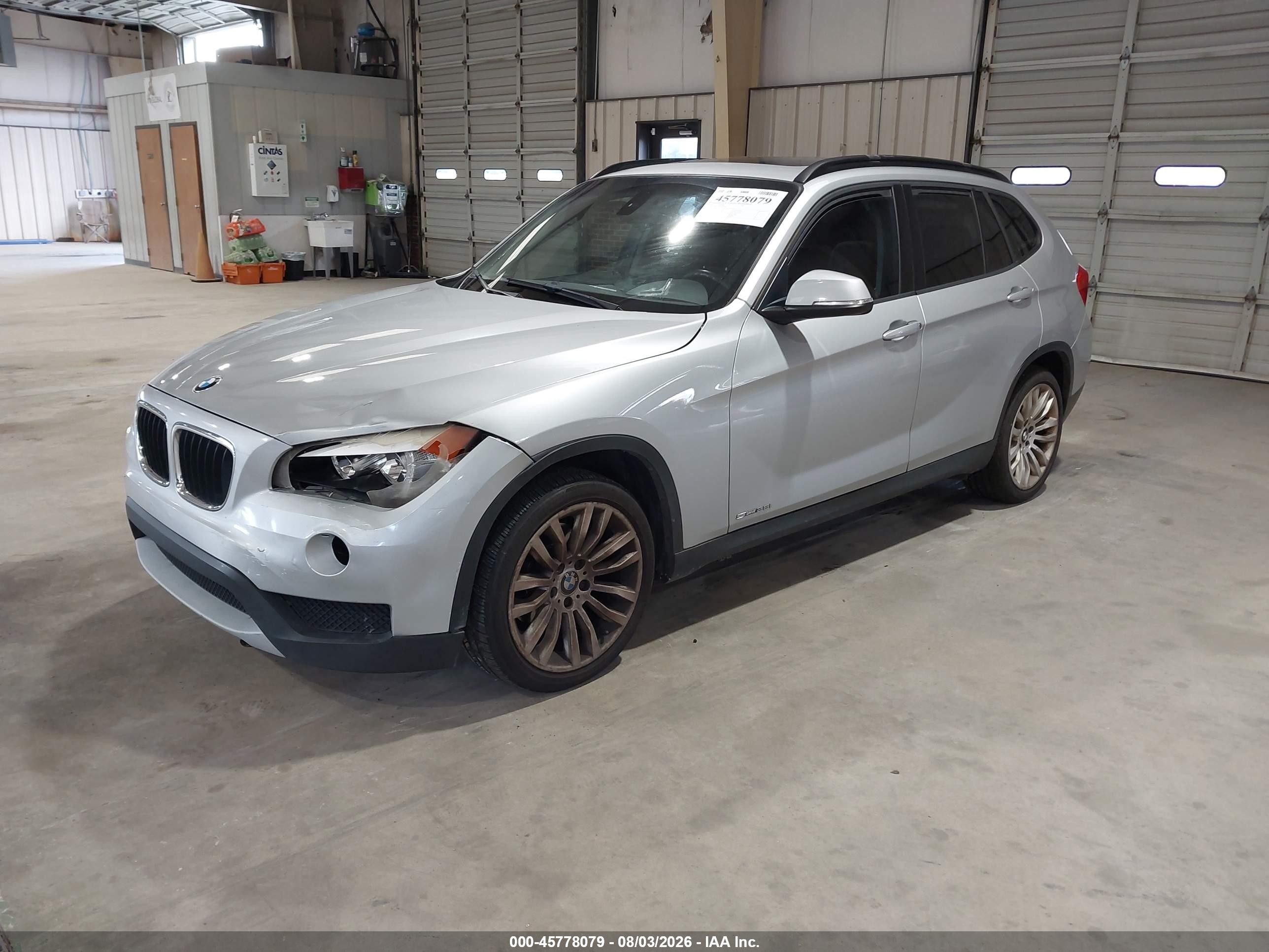 2014 Bmw X1 Sdrive28i Gray vin: WBAVM1C58EVW51391