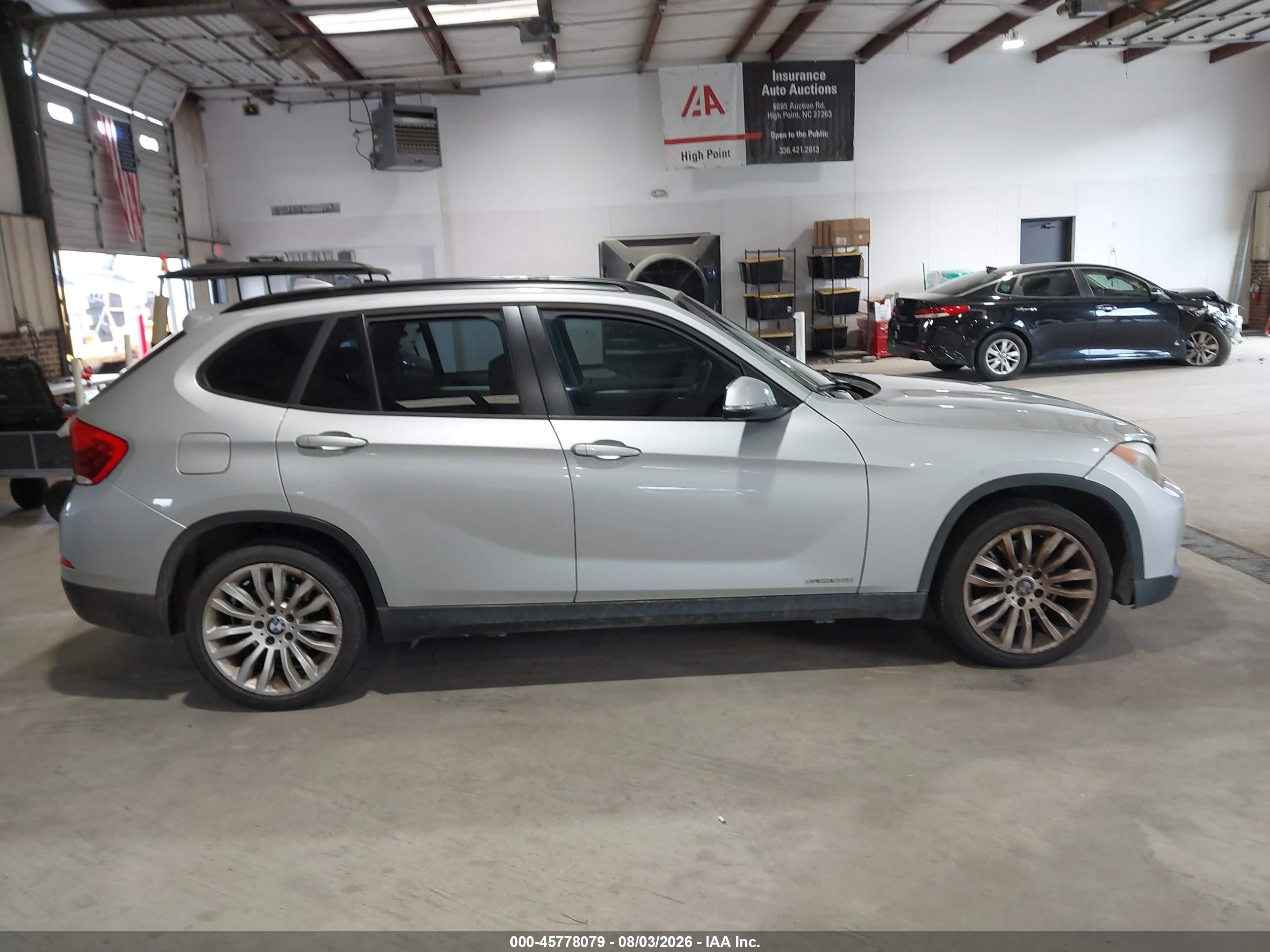 2014 Bmw X1 Sdrive28i Gray vin: WBAVM1C58EVW51391