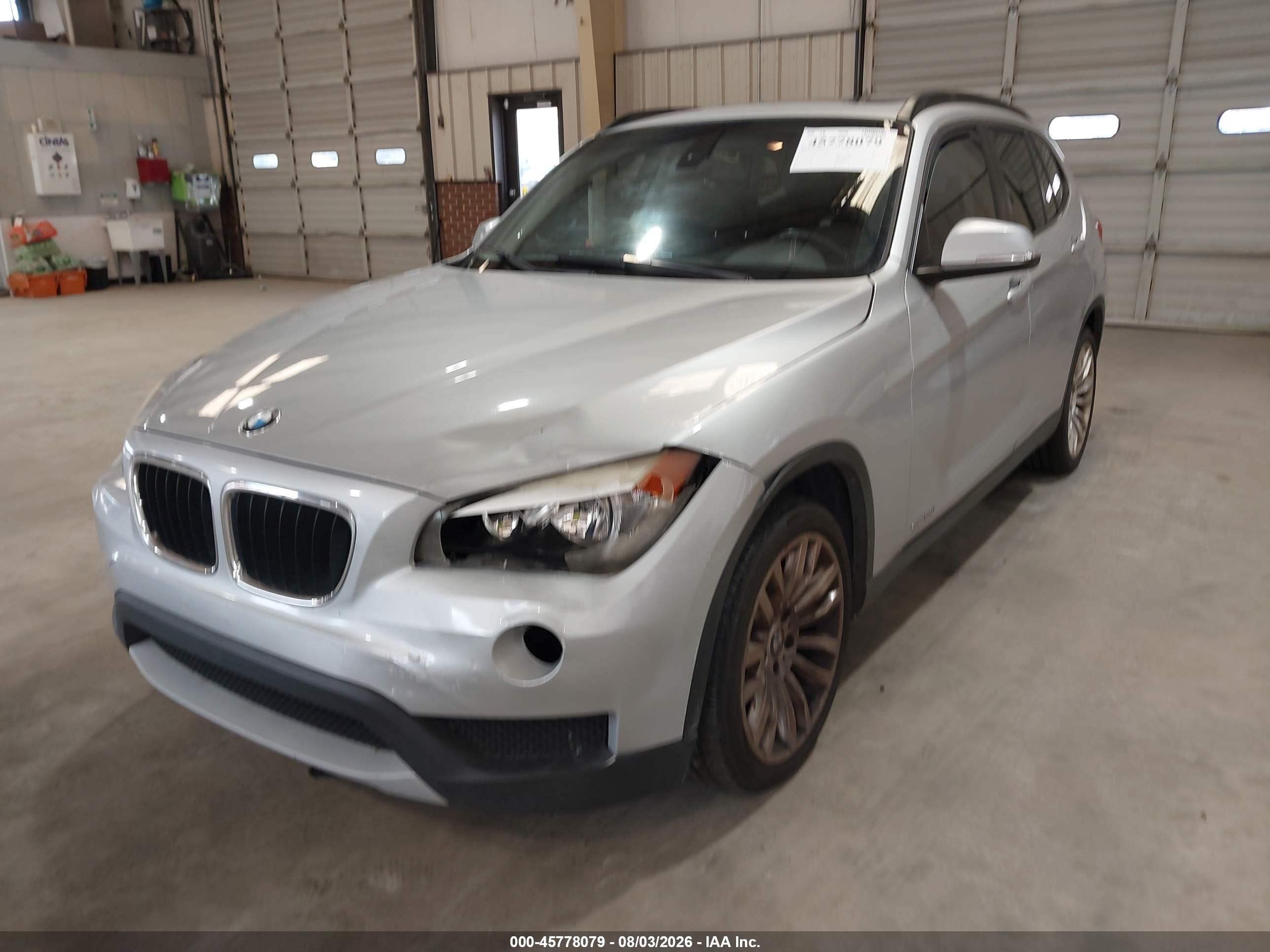 2014 Bmw X1 Sdrive28i Gray vin: WBAVM1C58EVW51391