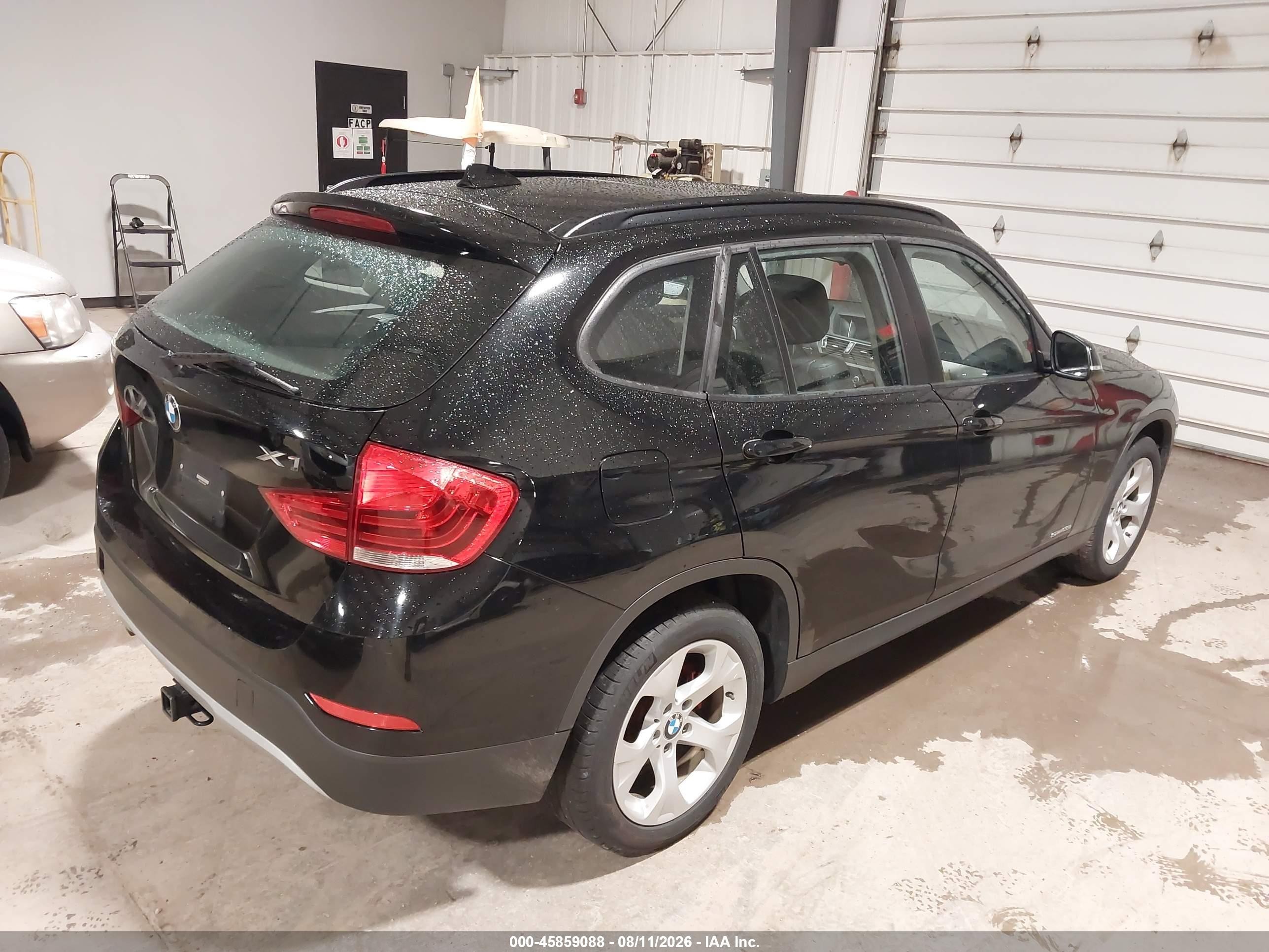2014 Bmw X1 Sdrive28i Black vin: WBAVM1C58EVW53089