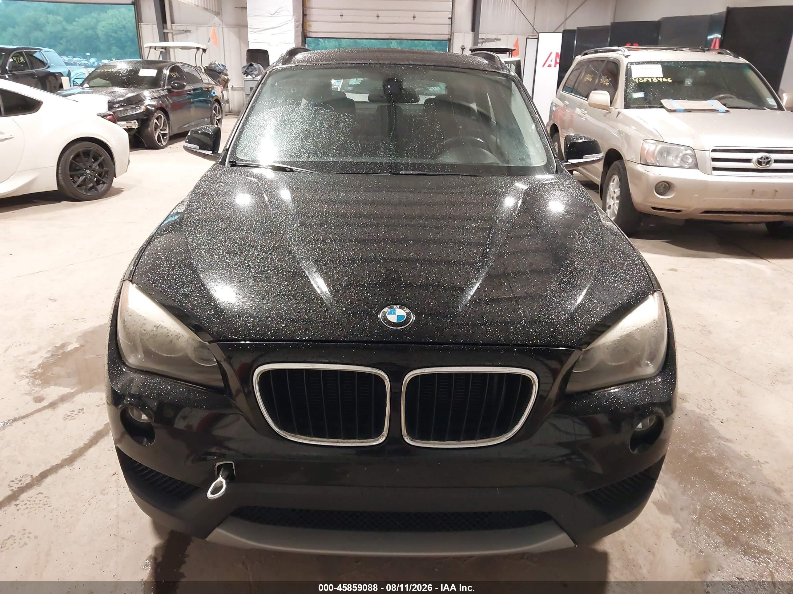 2014 Bmw X1 Sdrive28i Black vin: WBAVM1C58EVW53089