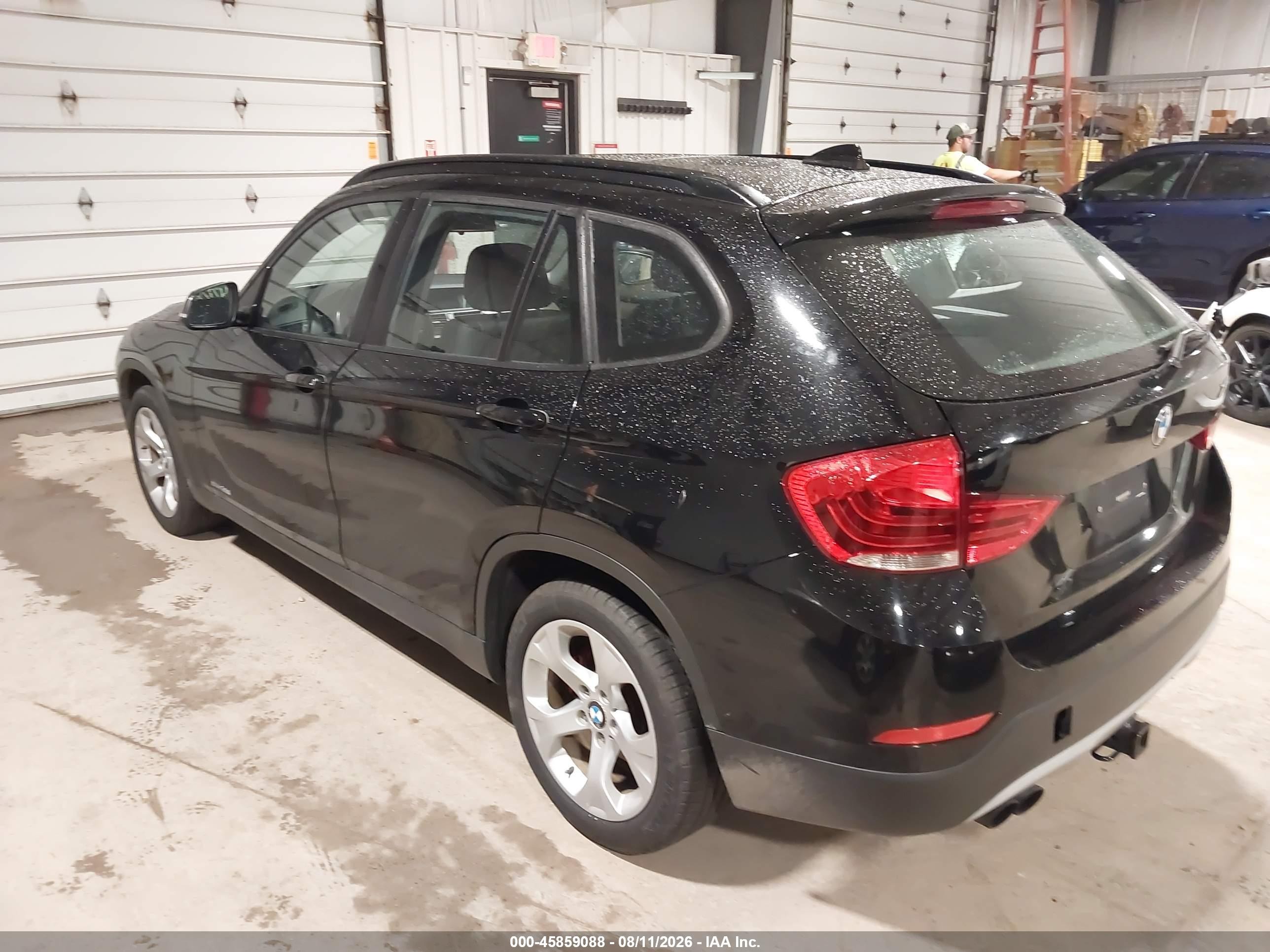 2014 Bmw X1 Sdrive28i Black vin: WBAVM1C58EVW53089