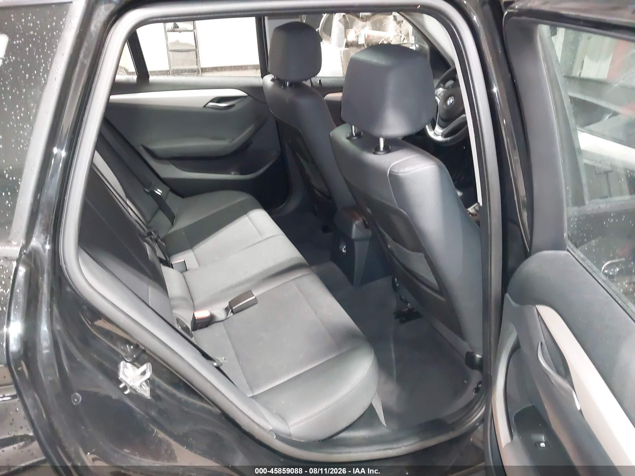 2014 Bmw X1 Sdrive28i Black vin: WBAVM1C58EVW53089
