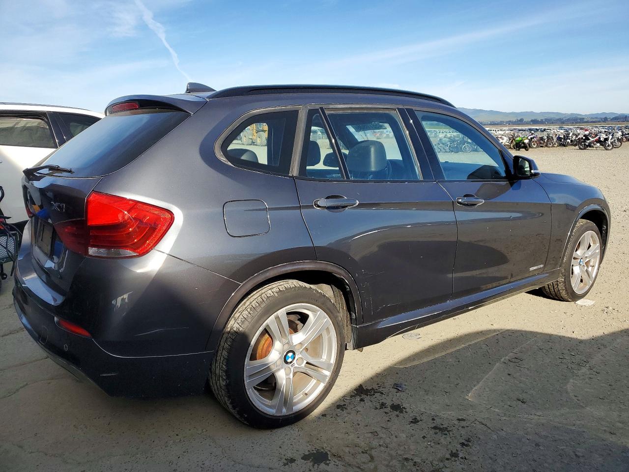 2015 Bmw X1 Sdrive28i Gray vin: WBAVM1C58FV314981