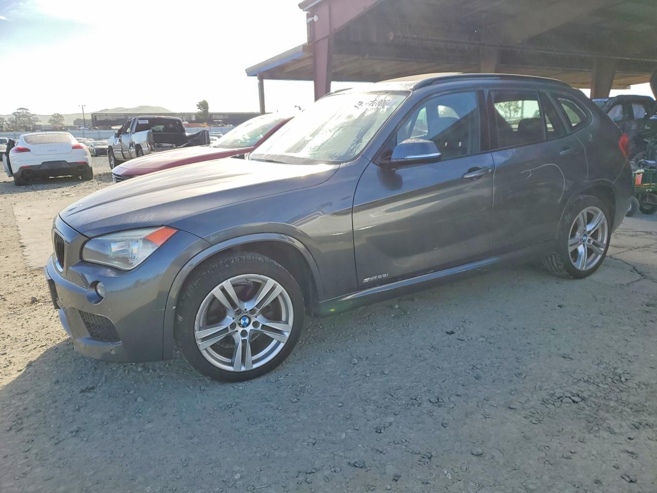 2015 Bmw X1 Sdrive28i Gray vin: WBAVM1C58FV314981