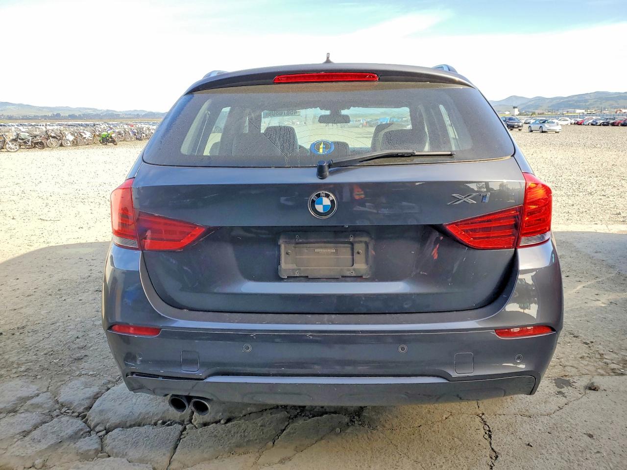 2015 Bmw X1 Sdrive28i Gray vin: WBAVM1C58FV314981