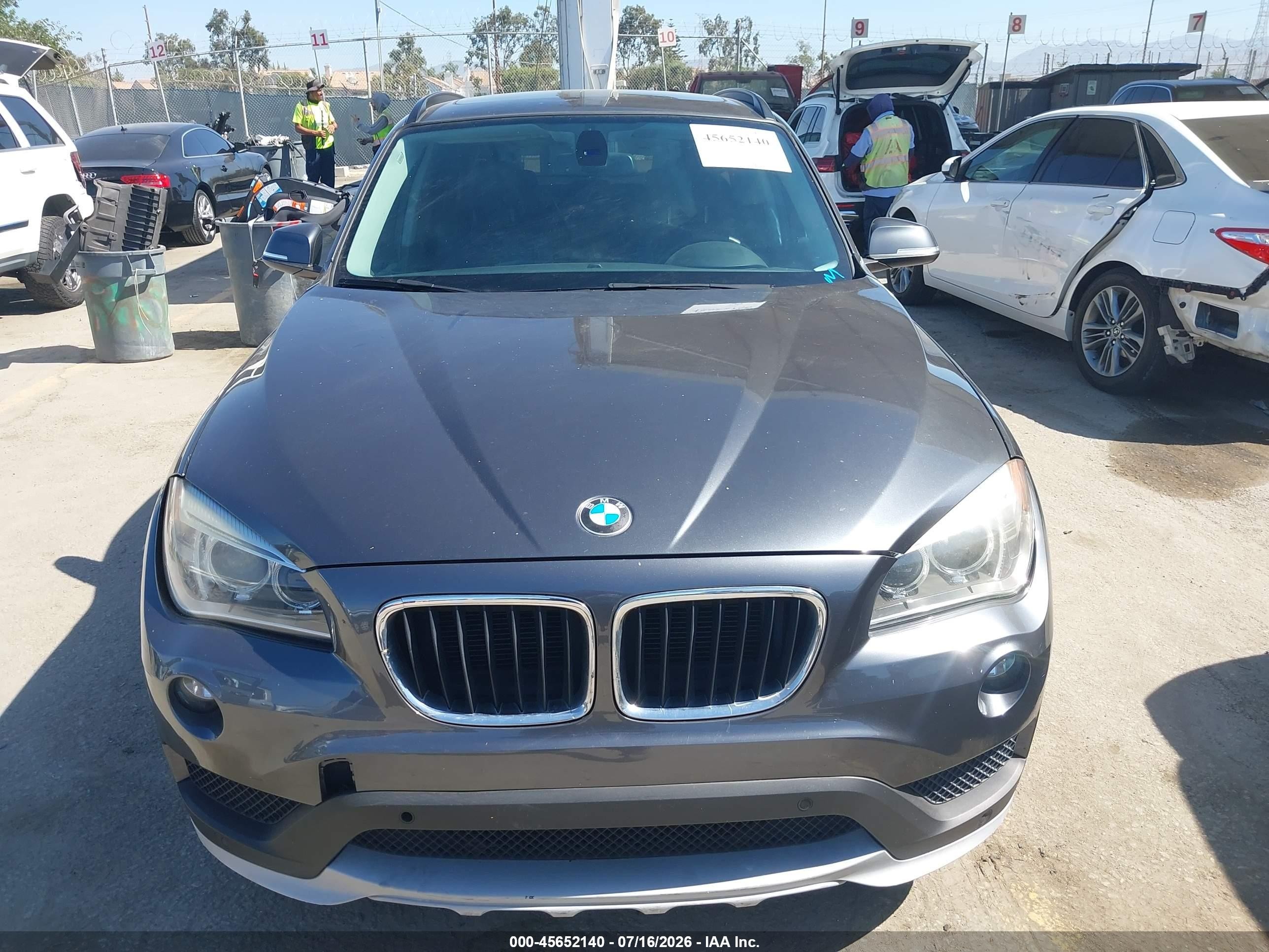 2015 Bmw X1 Sdrive28i Black vin: WBAVM1C58FV318402