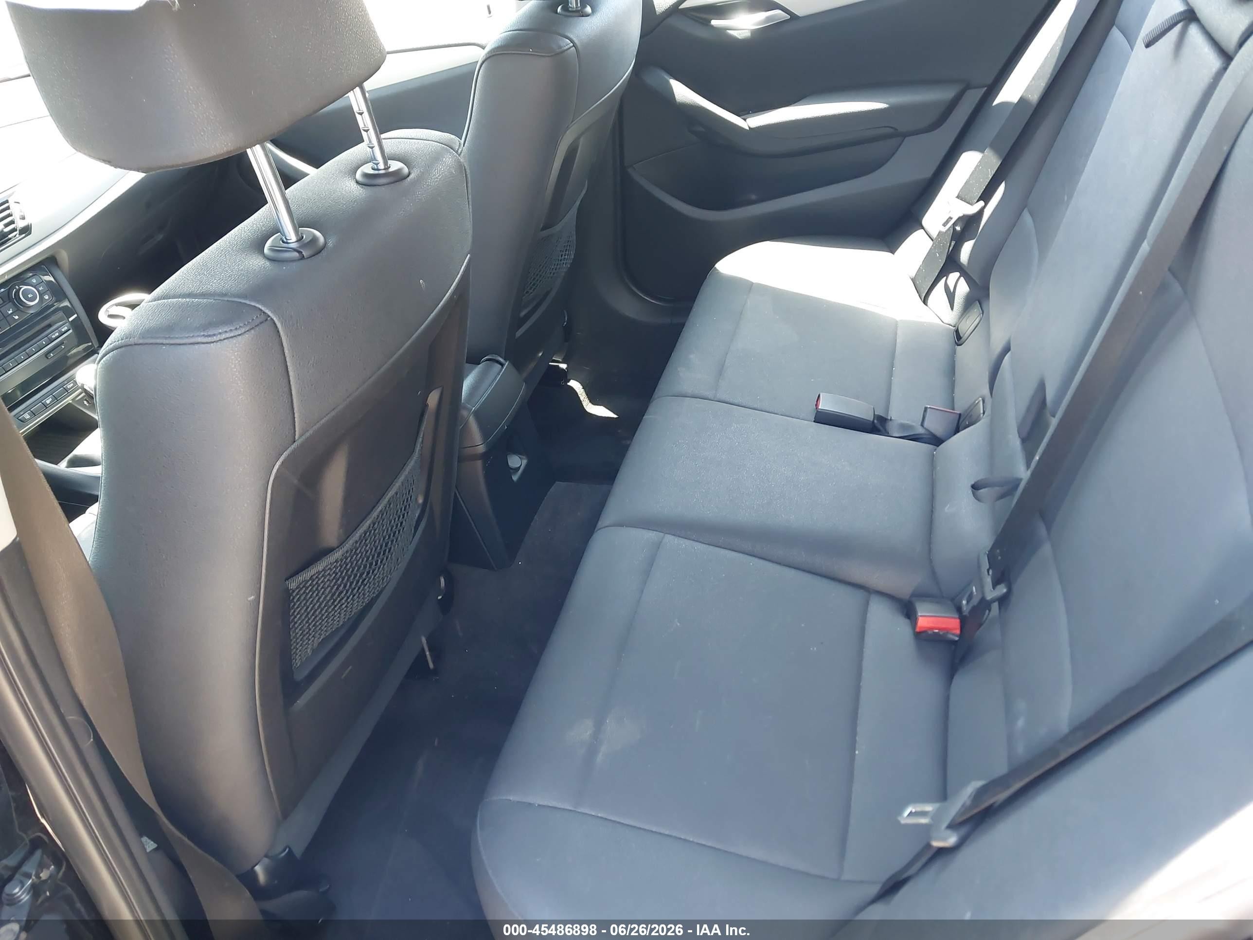 2015 Bmw X1 Sdrive28i Black vin: WBAVM1C58FV498013