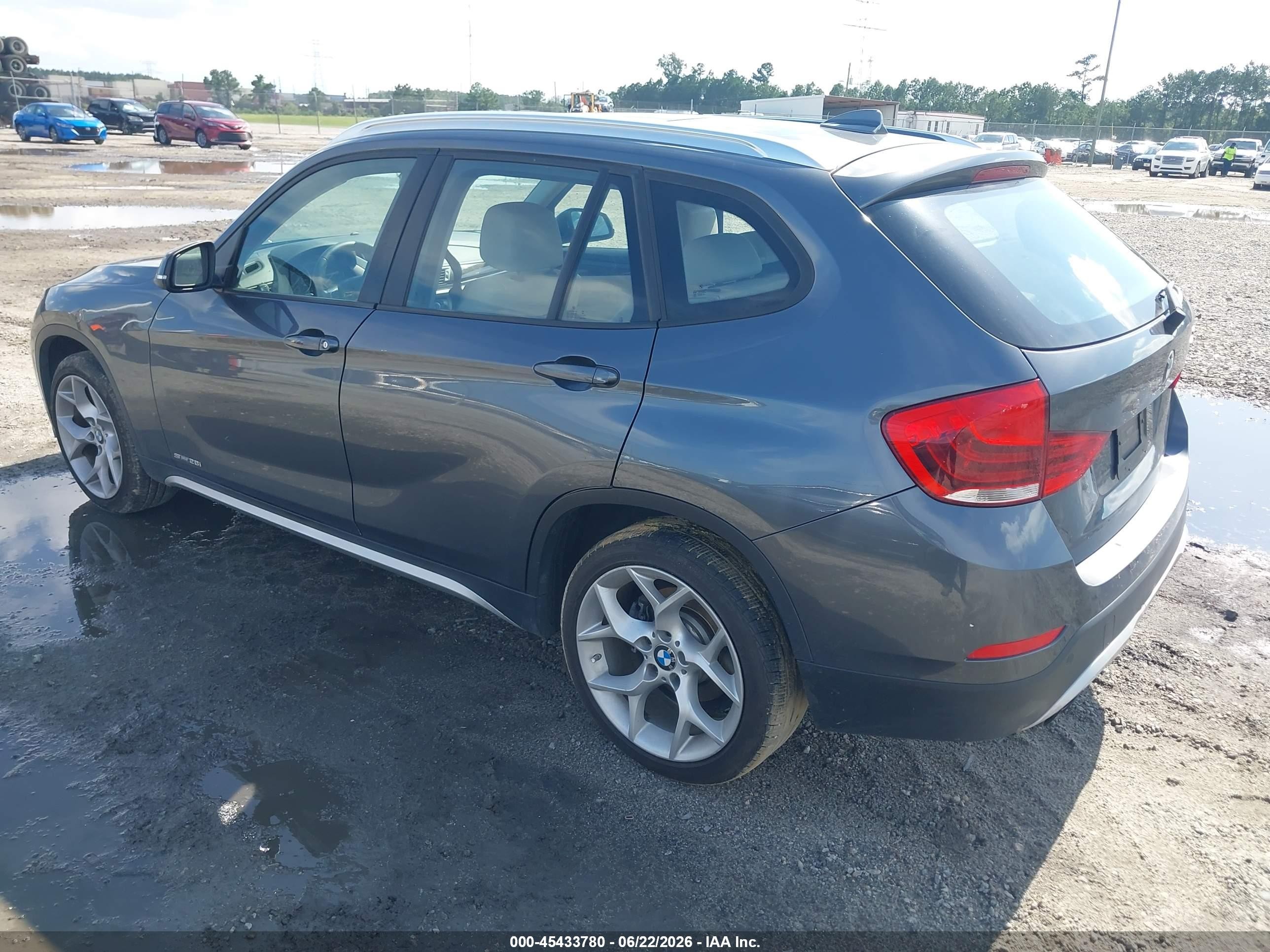 2015 Bmw X1 Sdrive28i Gray vin: WBAVM1C58FVW58780