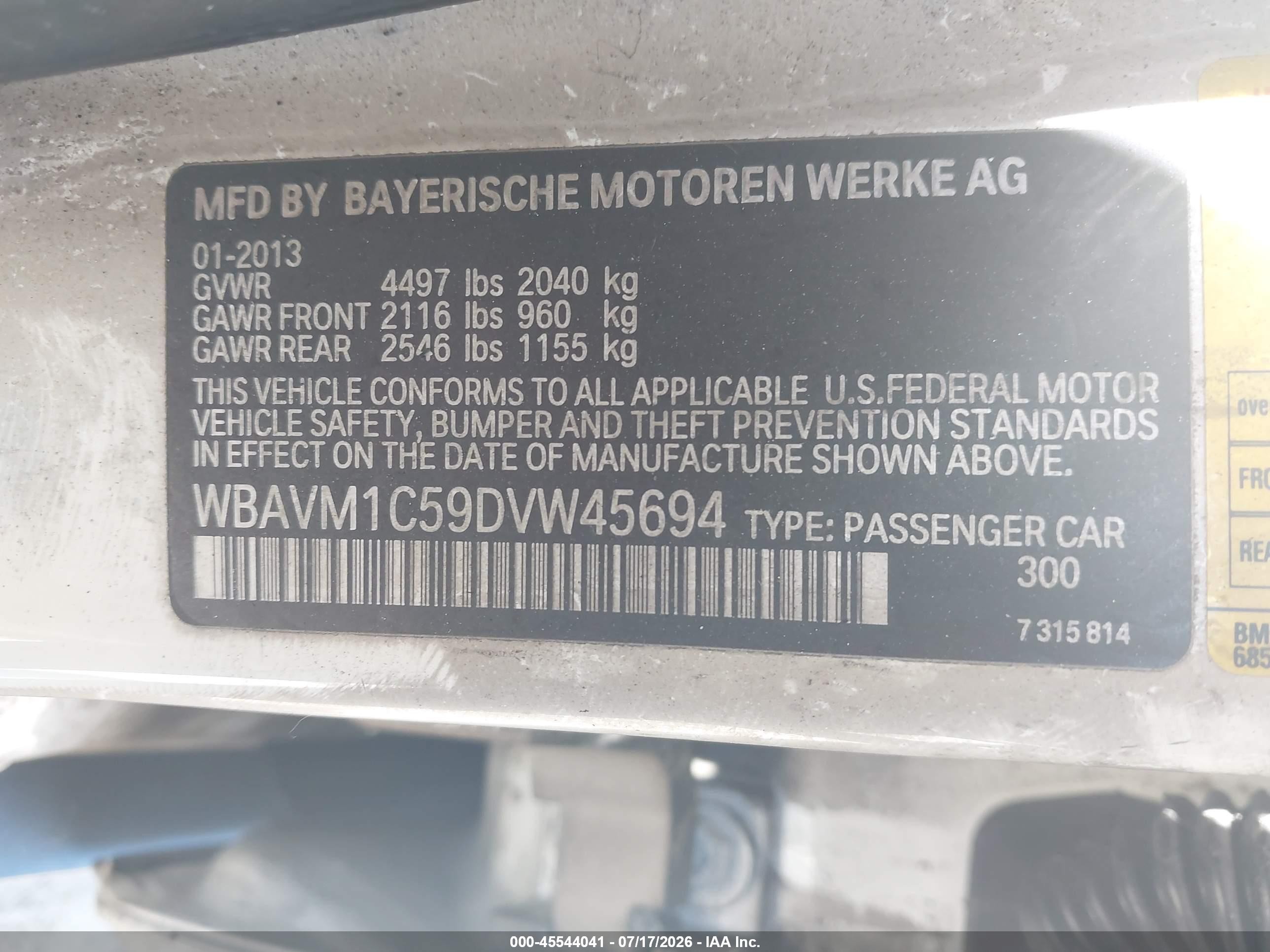 2013 Bmw X1 Sdrive28i White vin: WBAVM1C59DVW45694