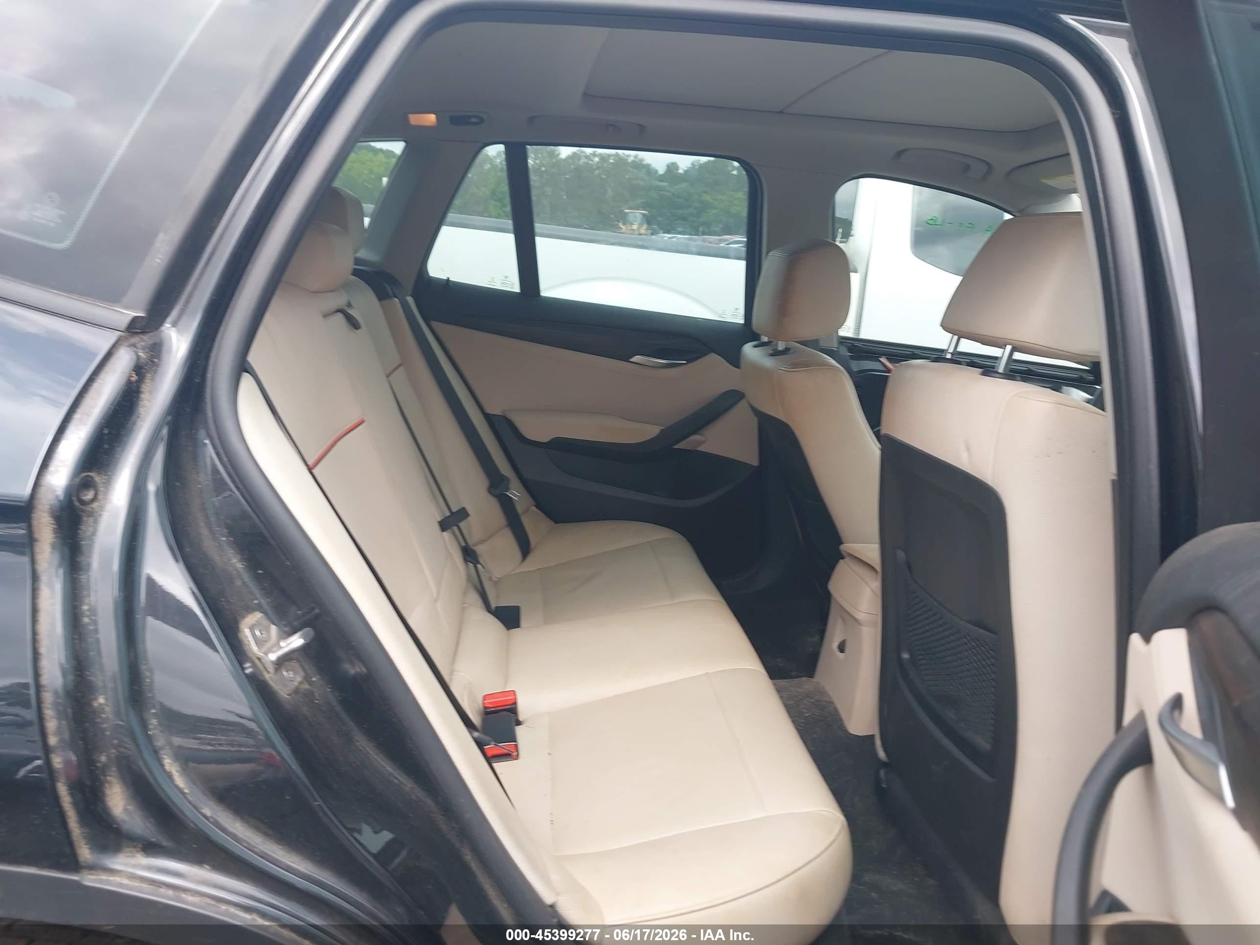 2015 Bmw X1 Sdrive28i Black vin: WBAVM1C59FV317209
