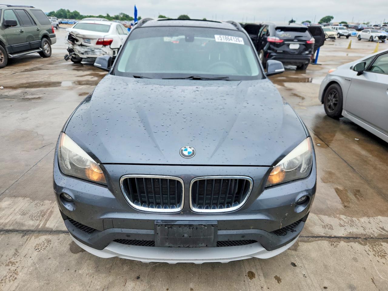 2015 Bmw X1 Sdrive28i Gray vin: WBAVM1C59FV318571