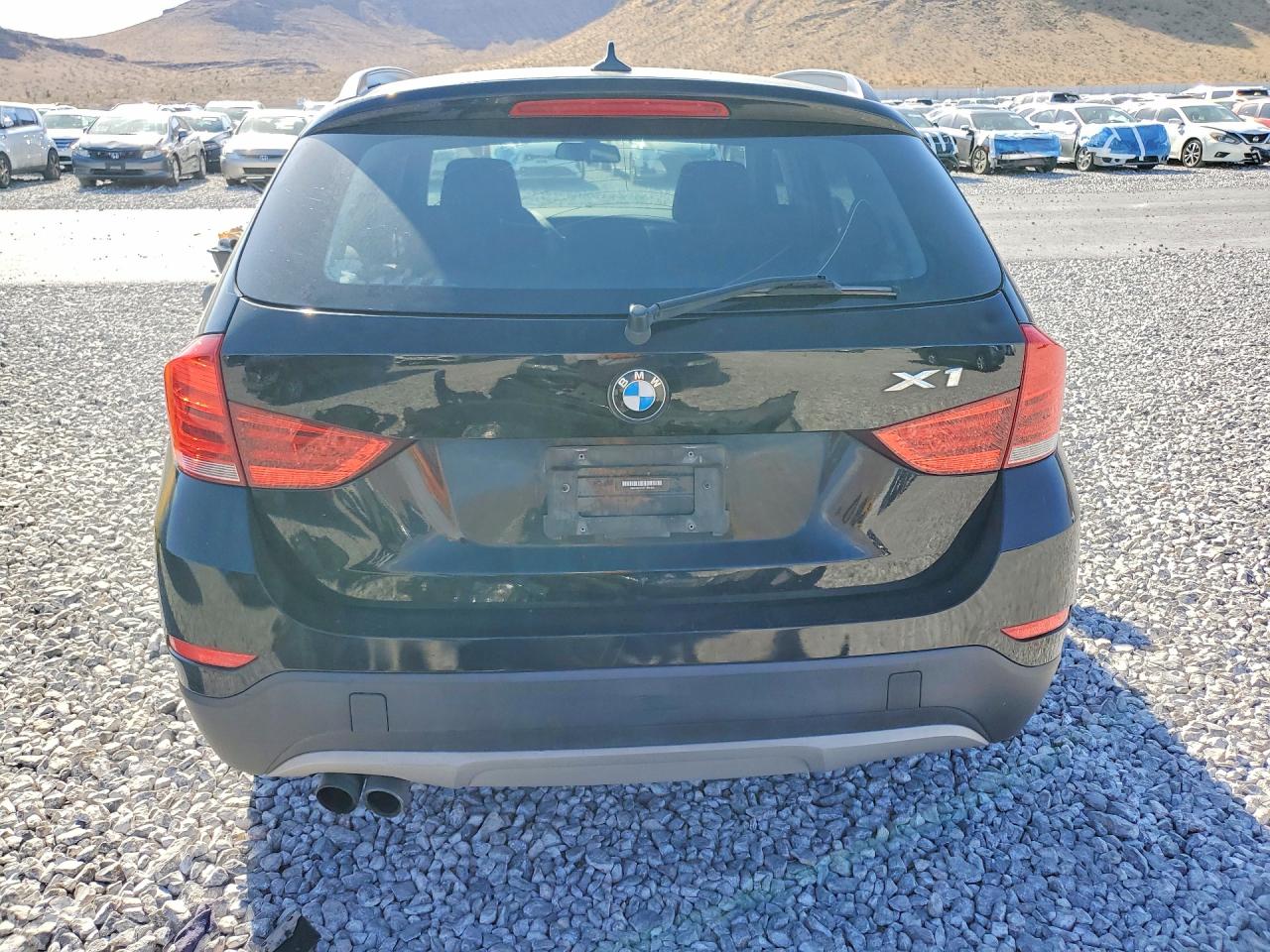 2015 Bmw X1 Sdrive28i Black vin: WBAVM1C59FVZ94163