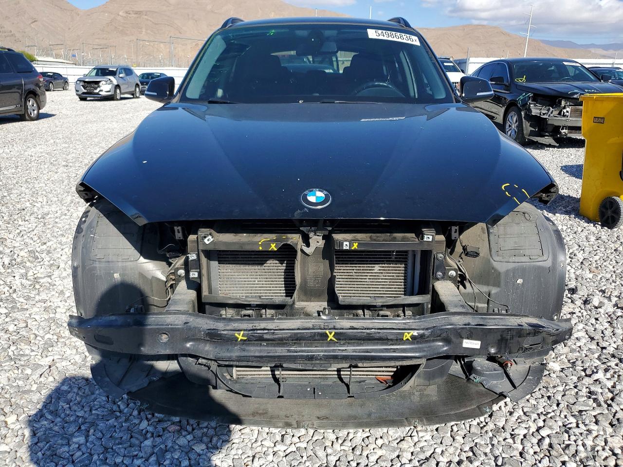 2015 Bmw X1 Sdrive28i Black vin: WBAVM1C59FVZ94163