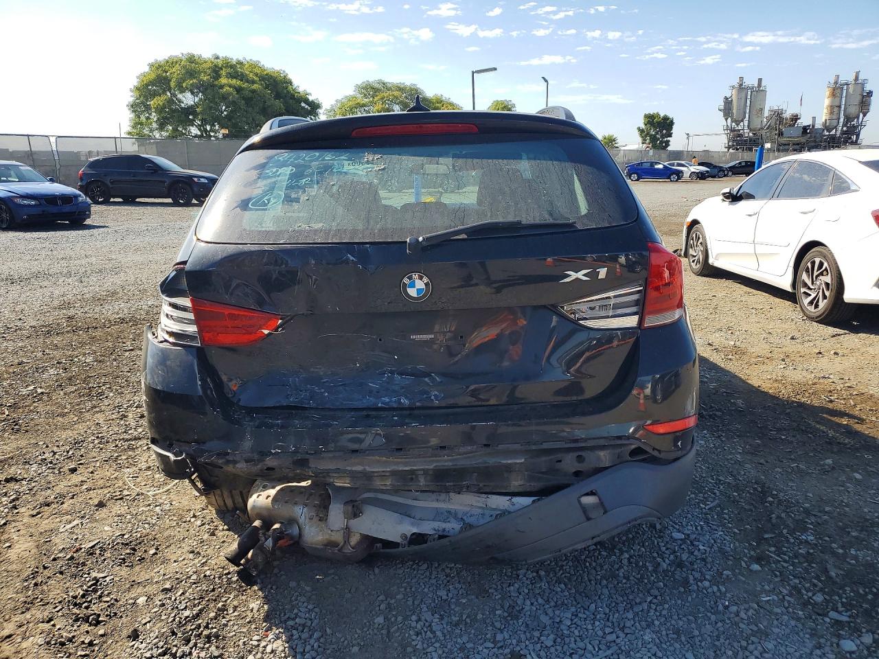 2014 Bmw X1 Sdrive28i Black vin: WBAVM1C5XEVW47164