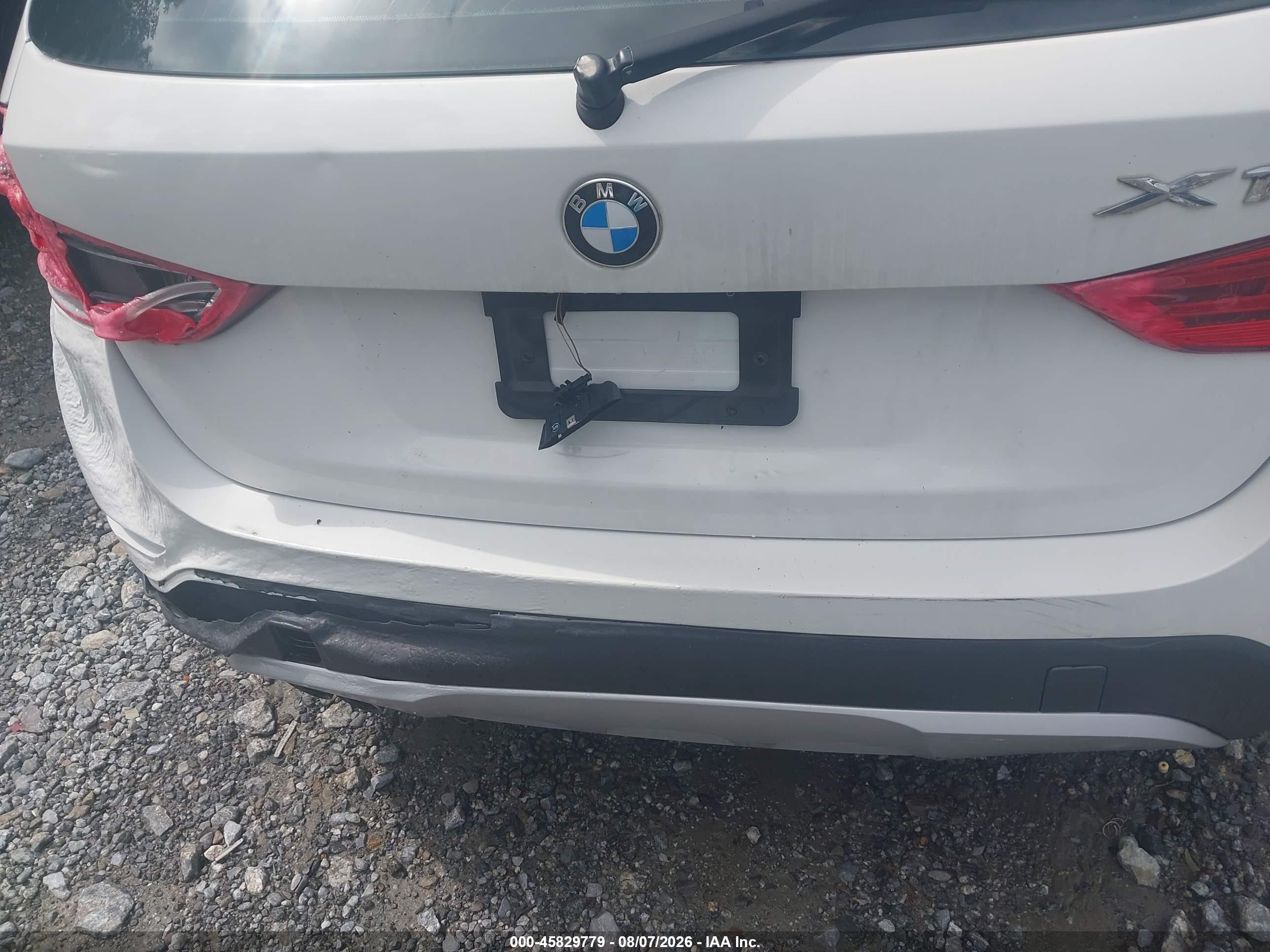 2014 Bmw X1 Sdrive28i White vin: WBAVM1C5XEVW47682