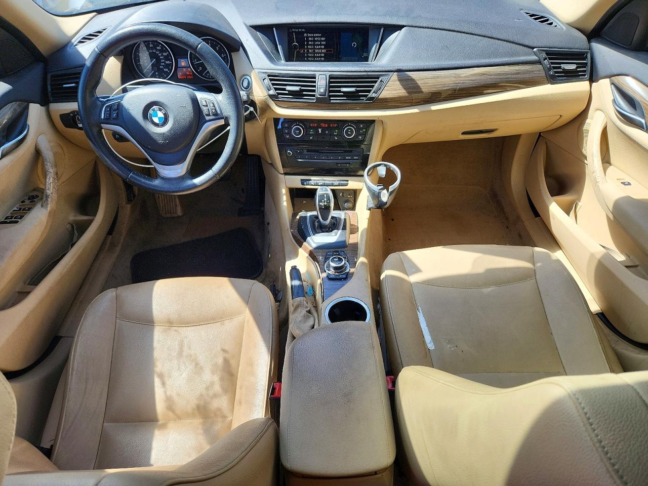 2014 Bmw X1 Sdrive28i Charcoal vin: WBAVM1C5XEVW50517