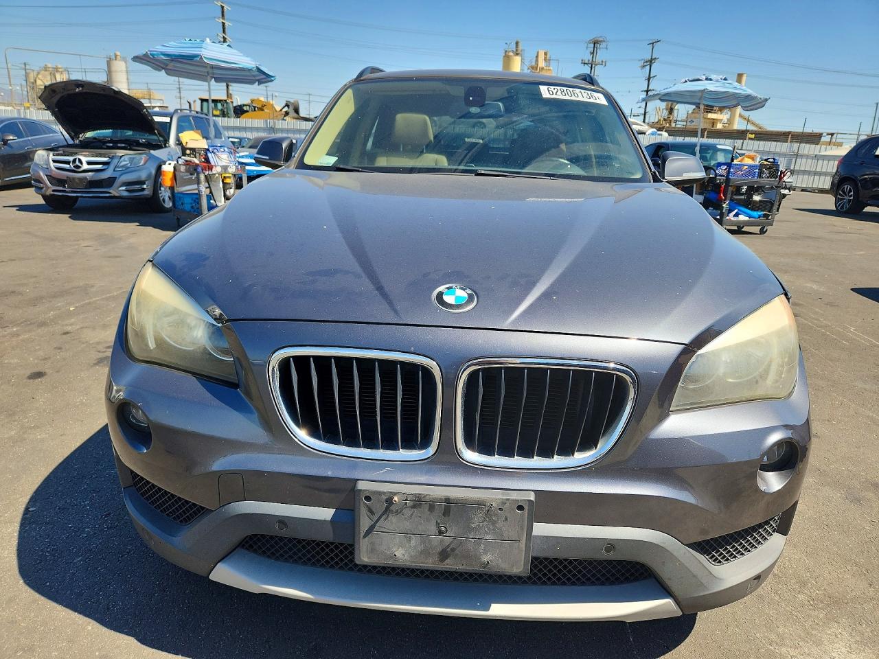 2014 Bmw X1 Sdrive28i Charcoal vin: WBAVM1C5XEVW50517