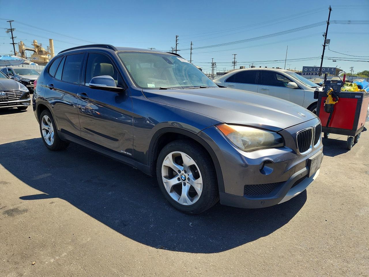2014 Bmw X1 Sdrive28i Charcoal vin: WBAVM1C5XEVW50517