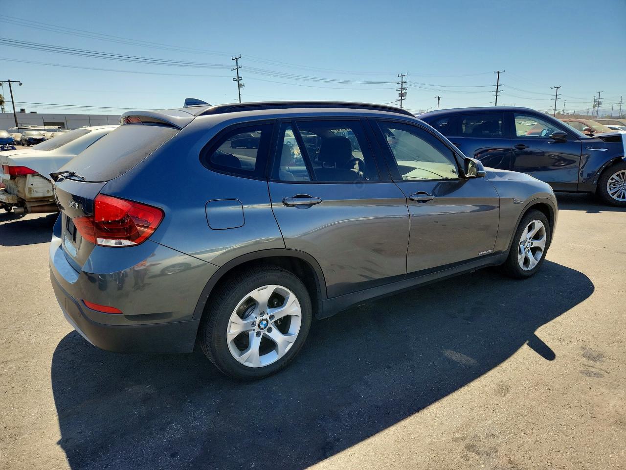 2014 Bmw X1 Sdrive28i Charcoal vin: WBAVM1C5XEVW50517