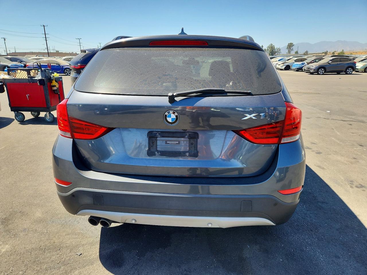 2014 Bmw X1 Sdrive28i Charcoal vin: WBAVM1C5XEVW50517