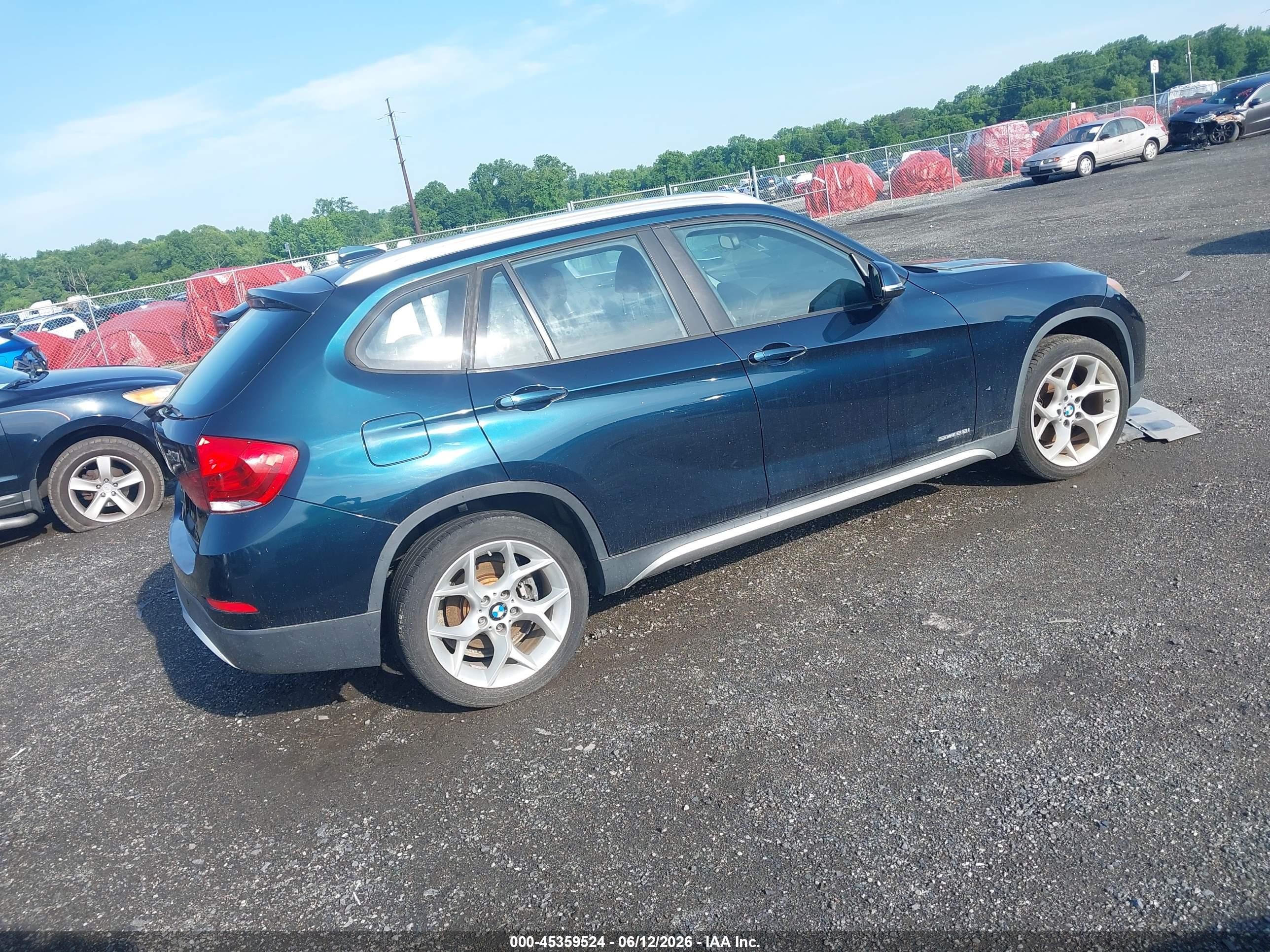 2014 Bmw X1 Sdrive28i Blue vin: WBAVM1C5XEVW53966