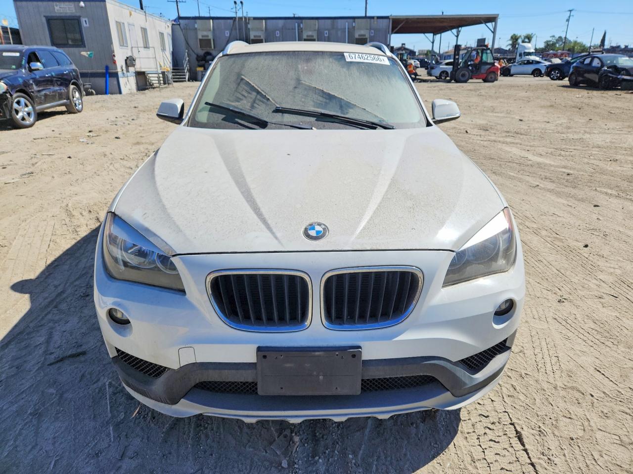 2015 Bmw X1 Sdrive28i White vin: WBAVM1C5XFVW57386