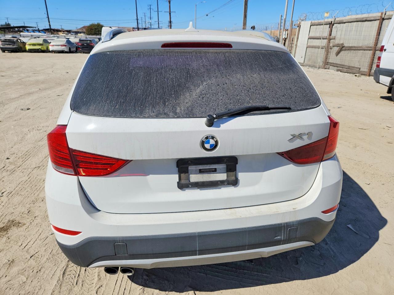 2015 Bmw X1 Sdrive28i White vin: WBAVM1C5XFVW57386