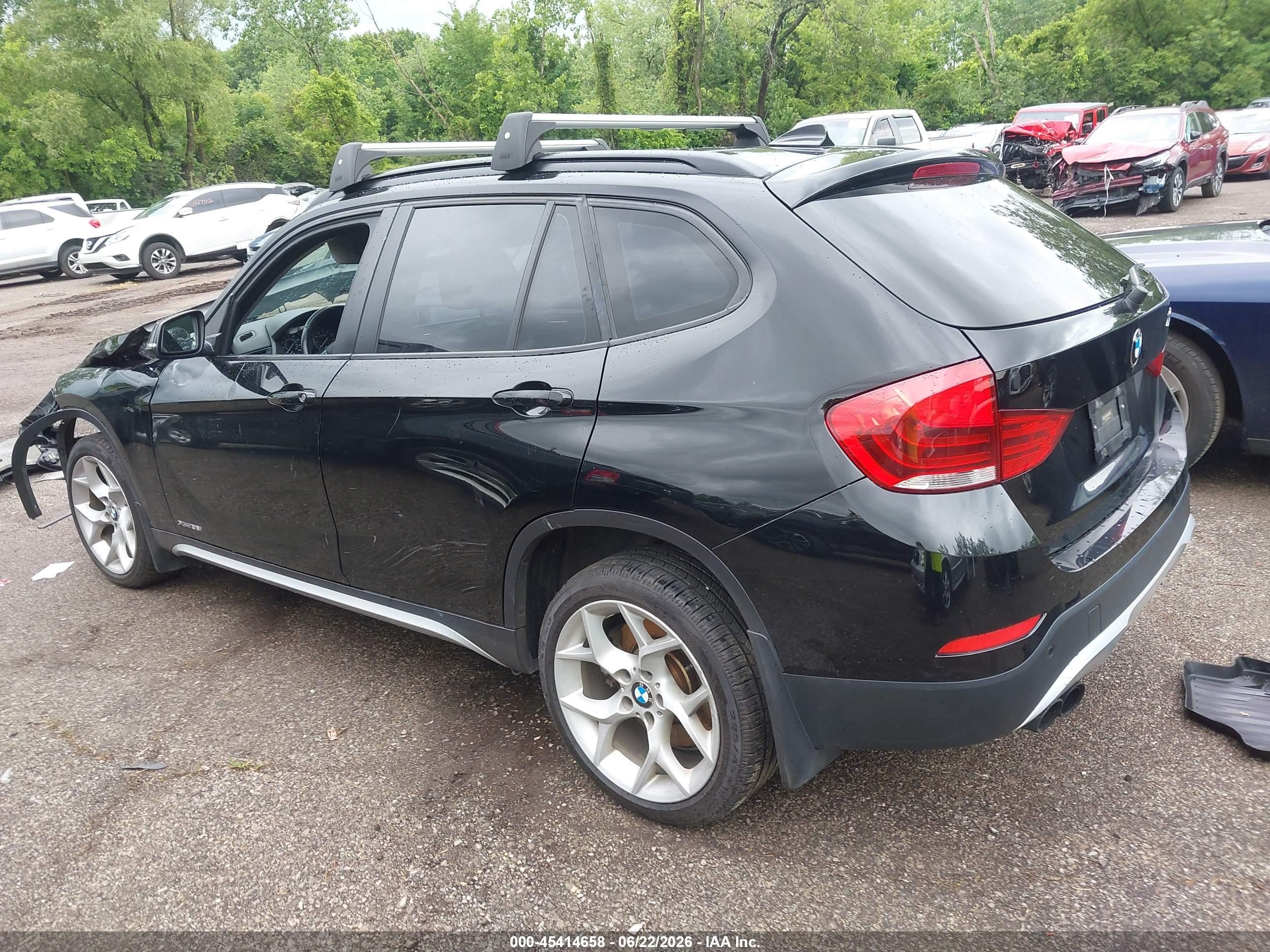 2013 Bmw X1 Xdrive35i Black vin: WBAVM5C50DVV90978