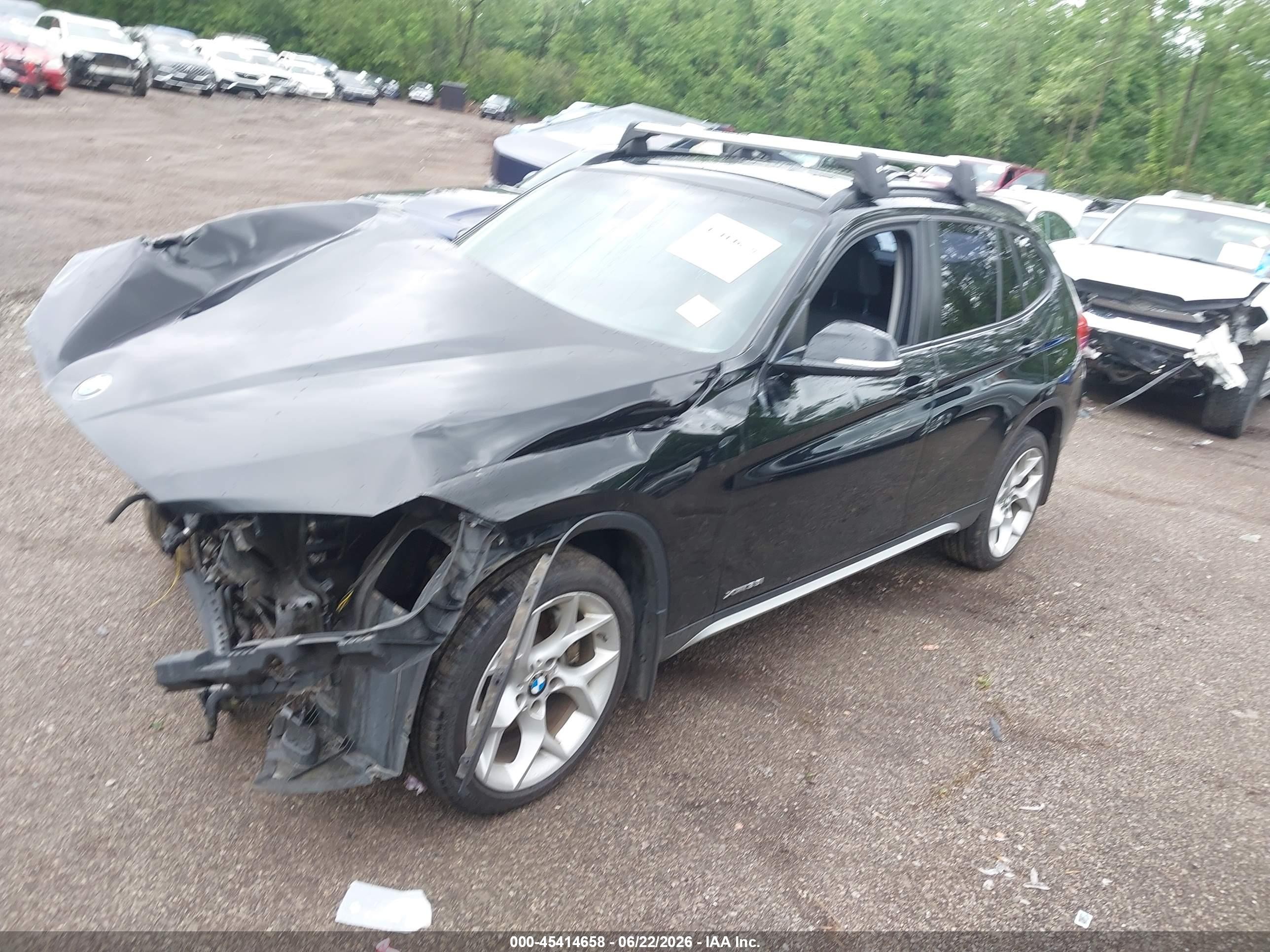 2013 Bmw X1 Xdrive35i Black vin: WBAVM5C50DVV90978