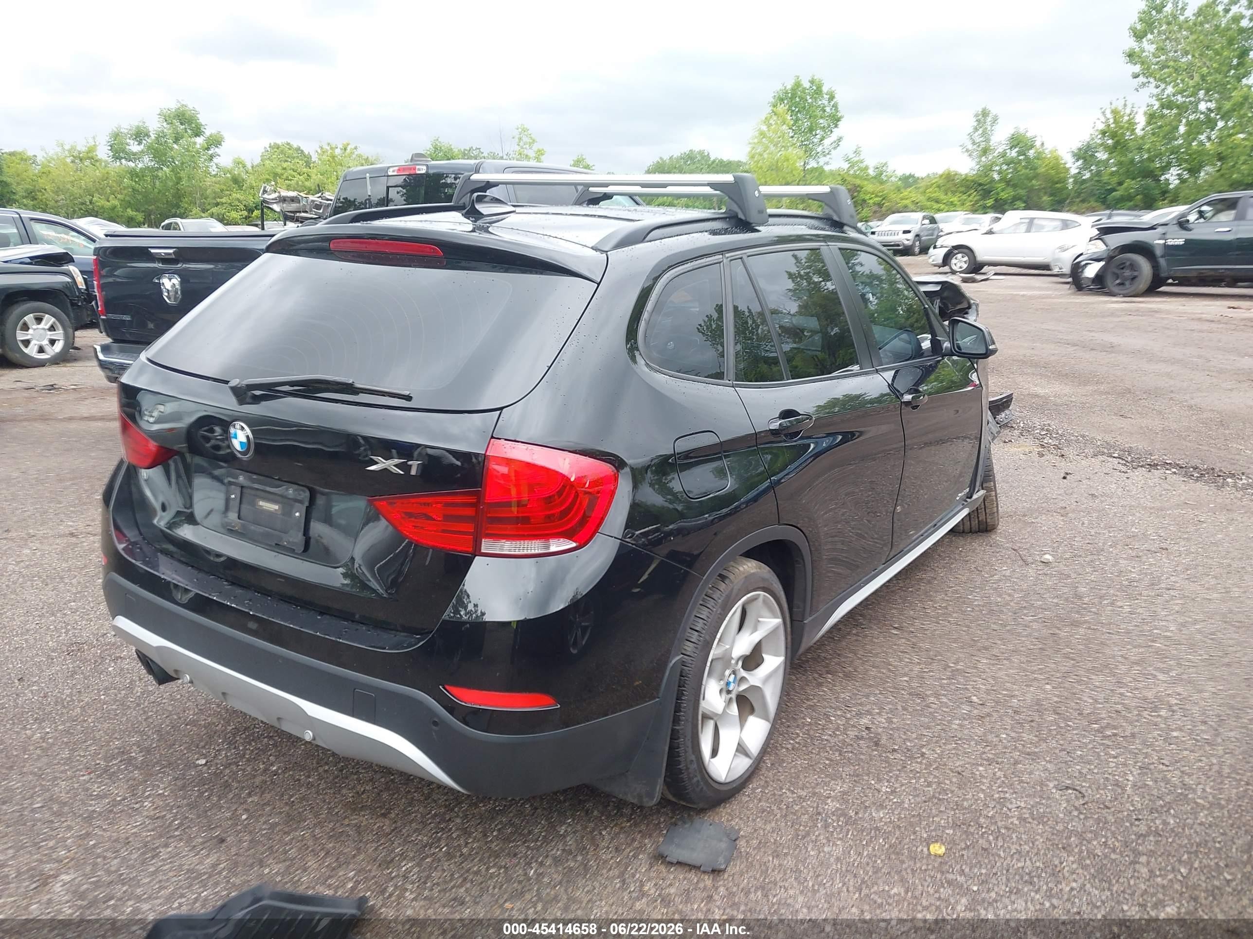2013 Bmw X1 Xdrive35i Black vin: WBAVM5C50DVV90978