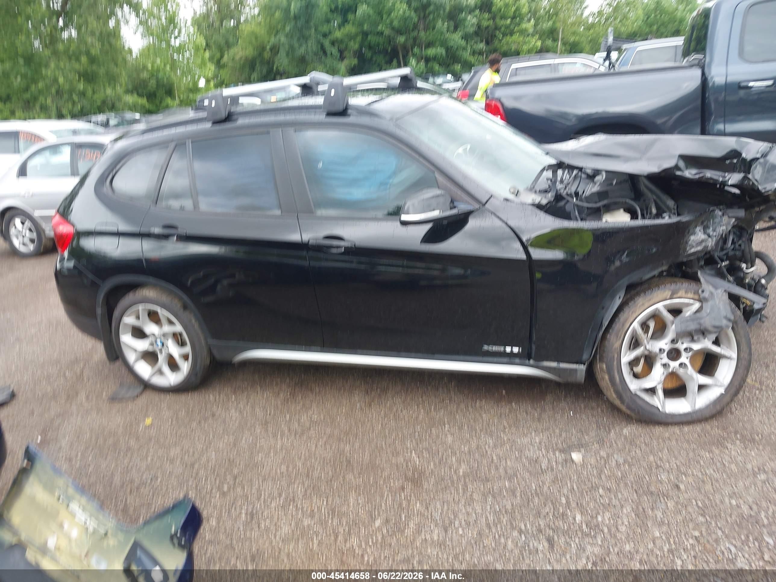 2013 Bmw X1 Xdrive35i Black vin: WBAVM5C50DVV90978