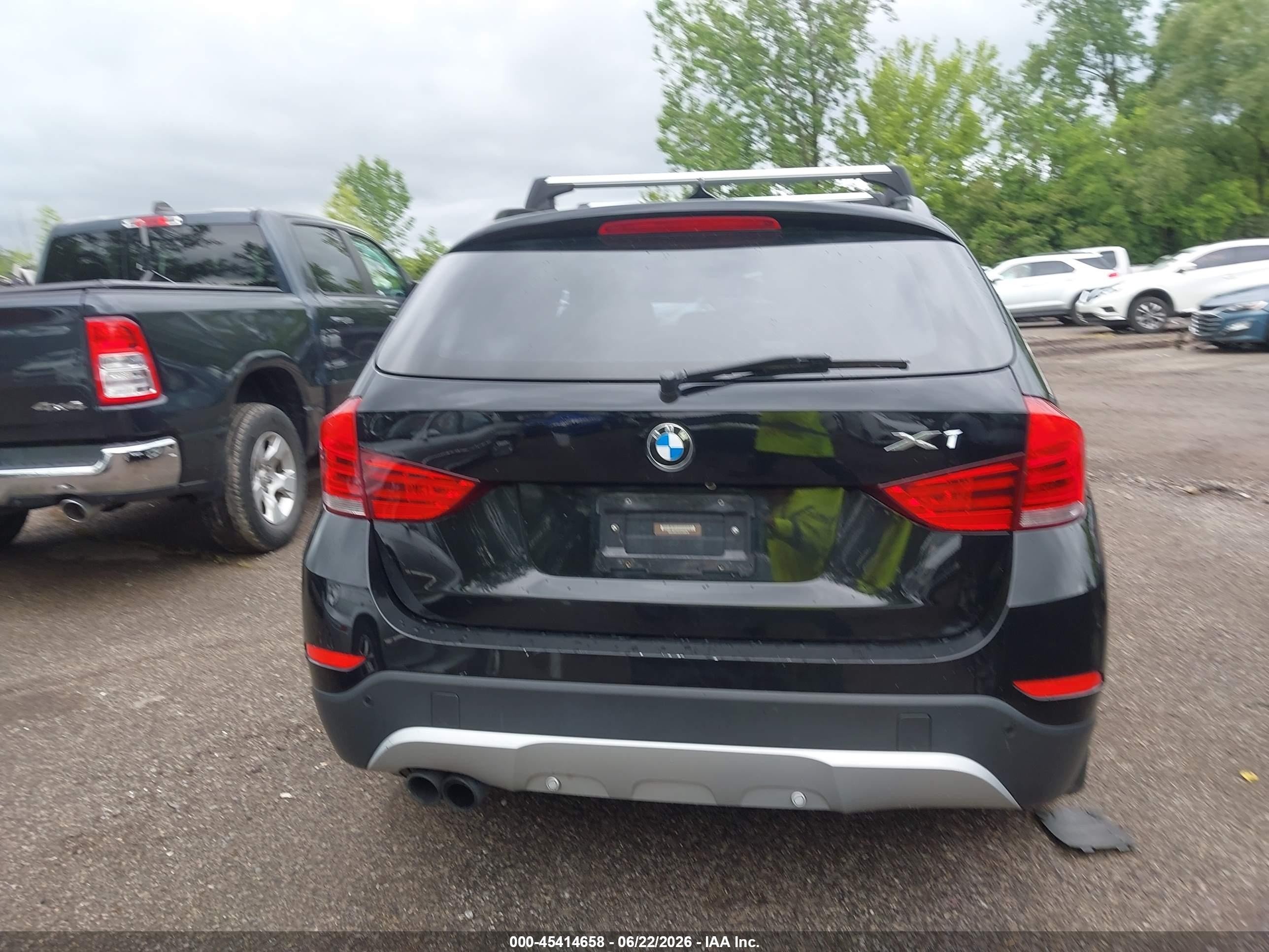 2013 Bmw X1 Xdrive35i Black vin: WBAVM5C50DVV90978